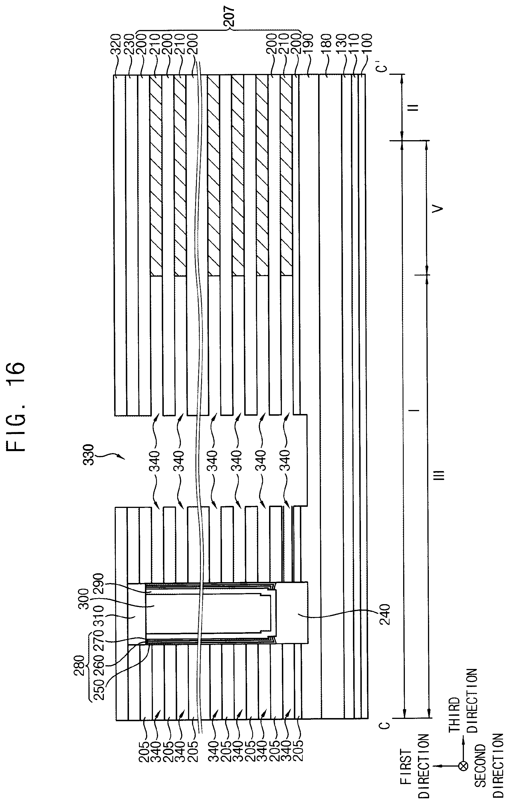 Patent US11818889 Figure 16 – Vertical memory devices