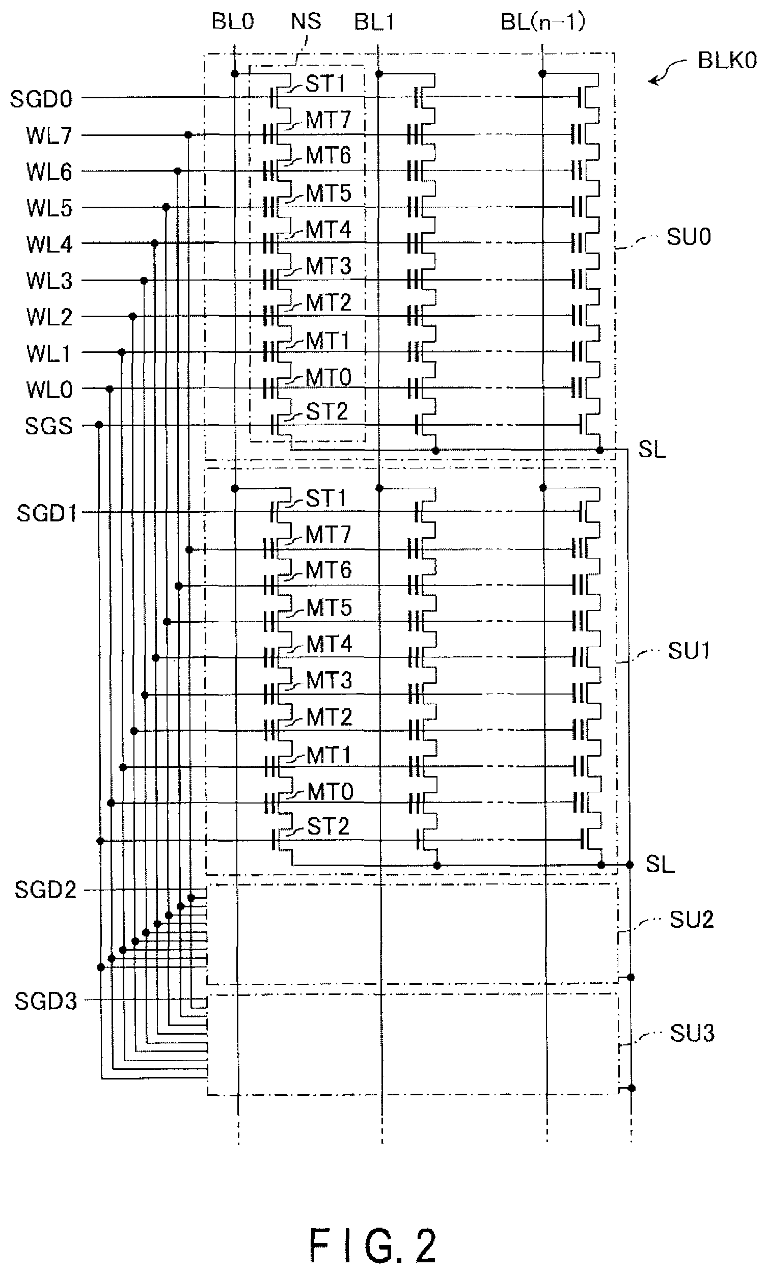 Patent US11818890 Figure 2 – Semiconductor memory device