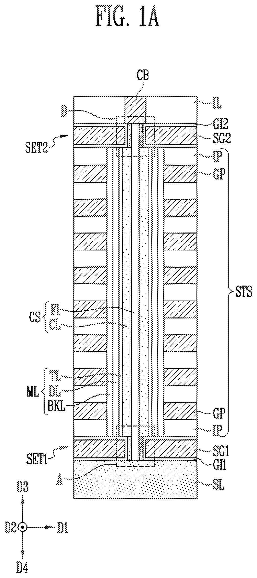 Patent US11818892 — Semiconductor device and manufacturing method of semiconductor device — Figure 1