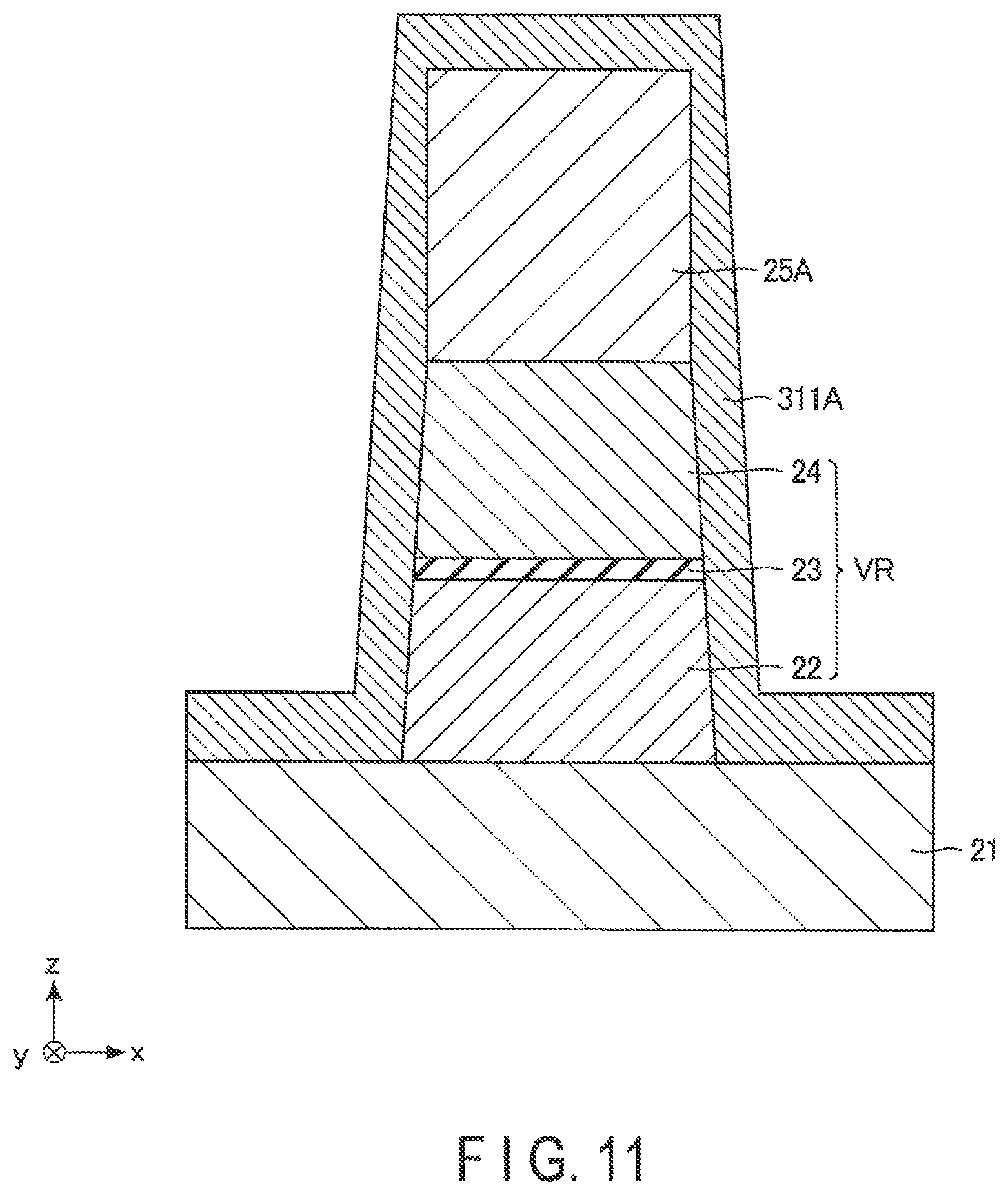 Patent US11818898 Figure 10 – Magnetoresistive memory device and method of manufacturing magnetoresistive memory device