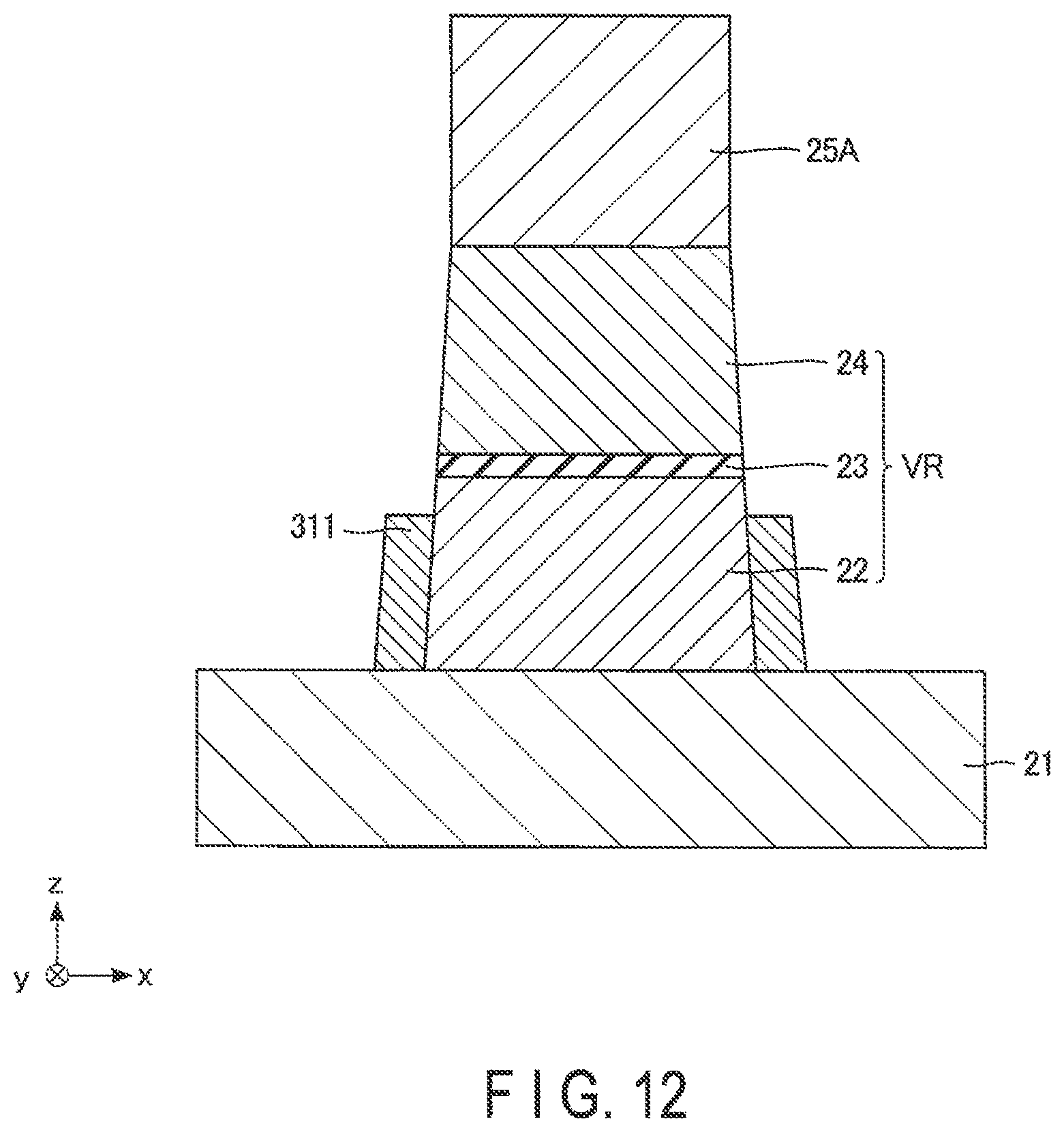 Patent US11818898 Figure 11 – Magnetoresistive memory device and method of manufacturing magnetoresistive memory device