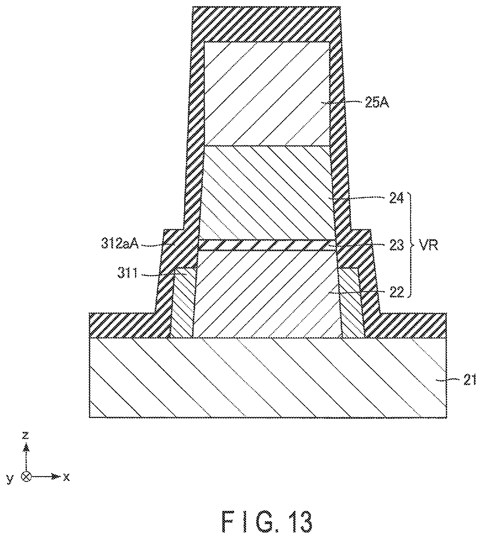 Patent US11818898 Figure 12 – Magnetoresistive memory device and method of manufacturing magnetoresistive memory device