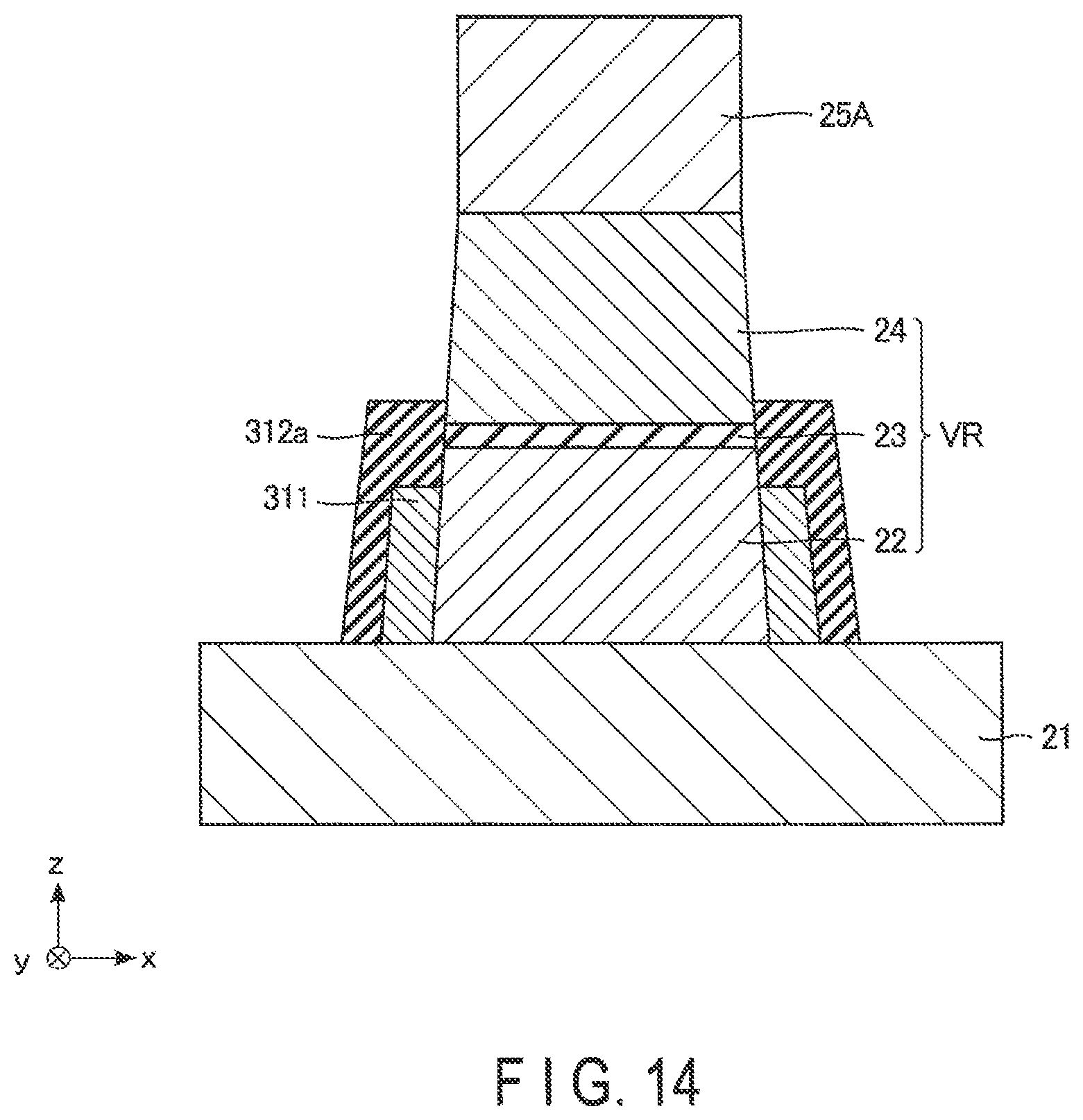 Patent US11818898 Figure 13 – Magnetoresistive memory device and method of manufacturing magnetoresistive memory device
