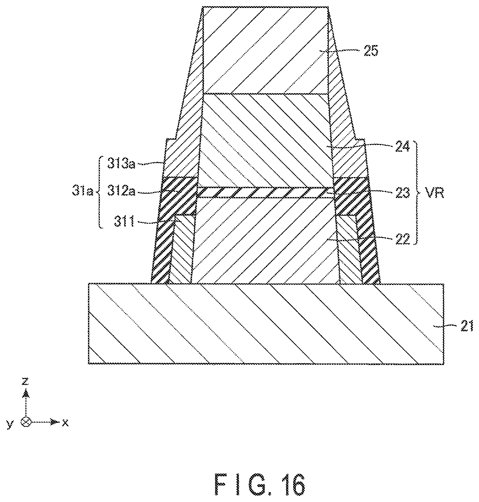 Patent US11818898 Figure 15 – Magnetoresistive memory device and method of manufacturing magnetoresistive memory device