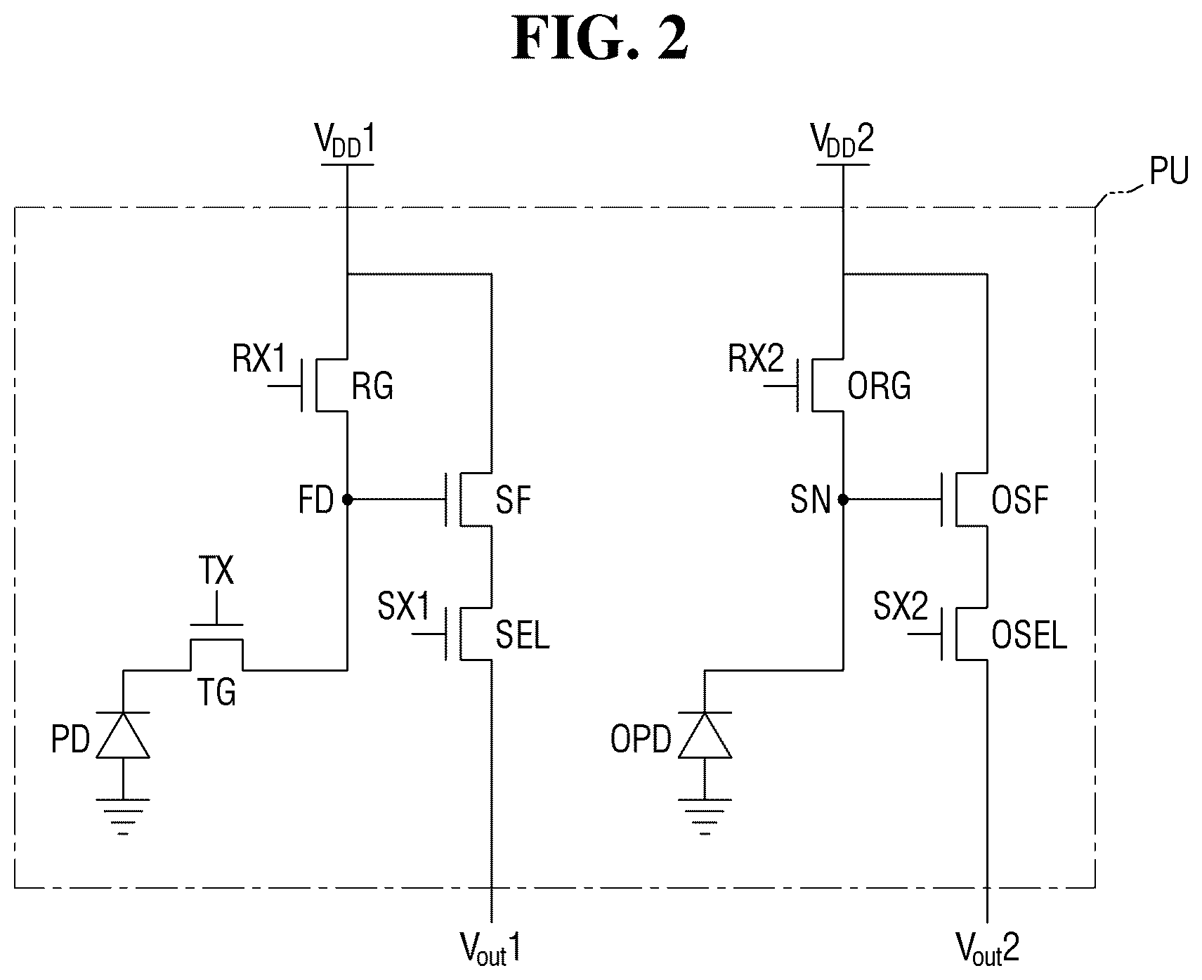Patent US11818904 Figure 2 – Image sensor and method for fabricating the same