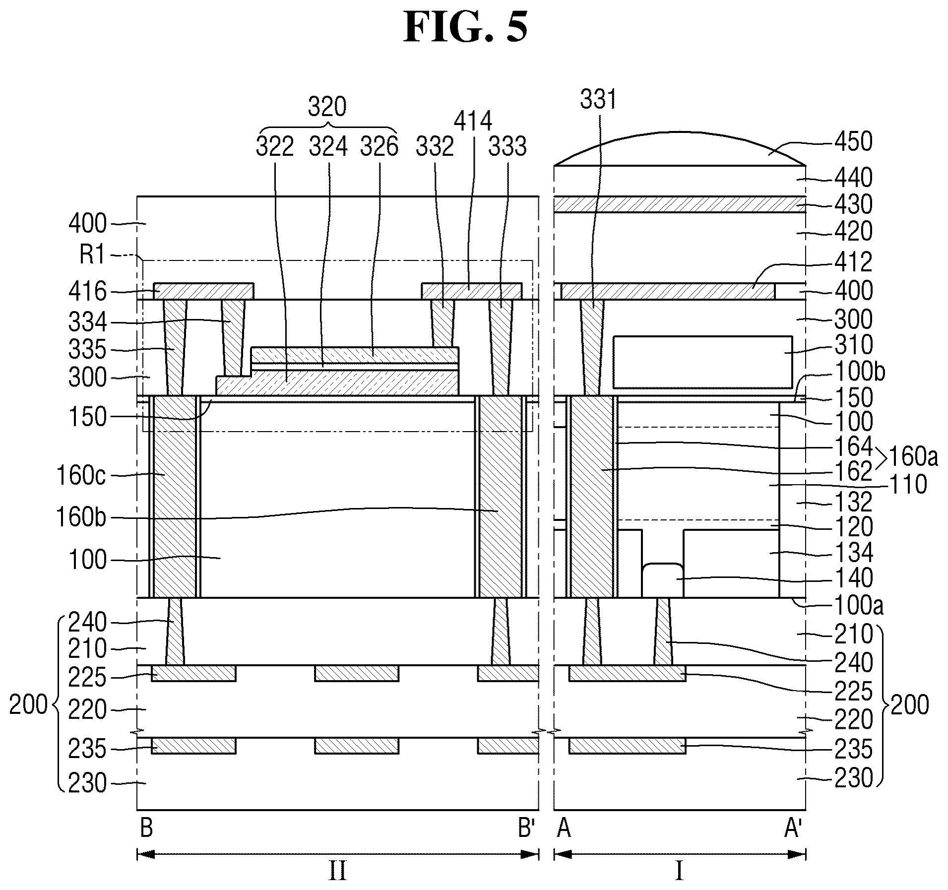 Patent US11818904 Figure 5 – Image sensor and method for fabricating the same