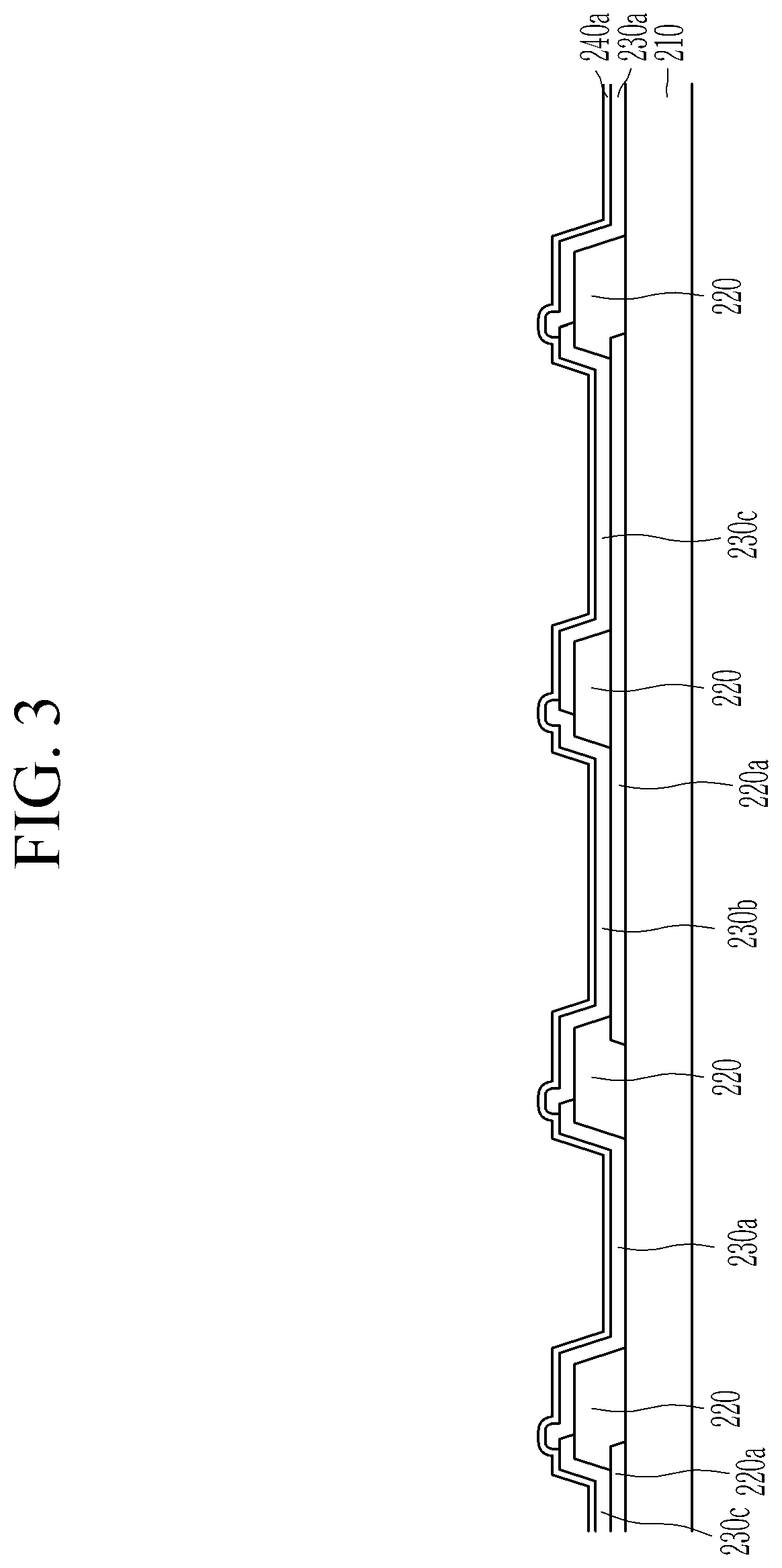 Patent US11818909 Figure 3 – Color conversion panel comprising overcoat and spacer, and display device including the same