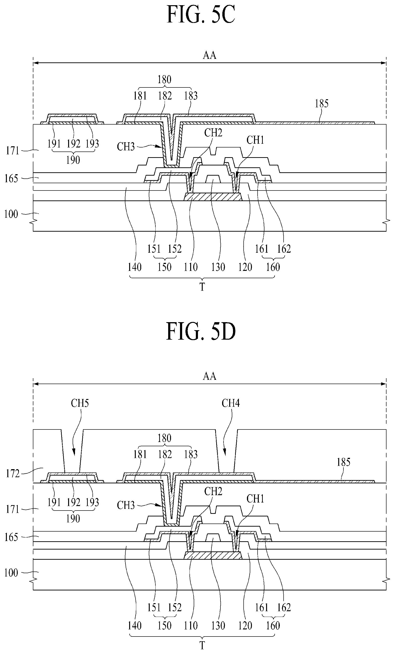 Patent US11818910 Figure 4 – Organic light emitting display device and method of manufacturing the same