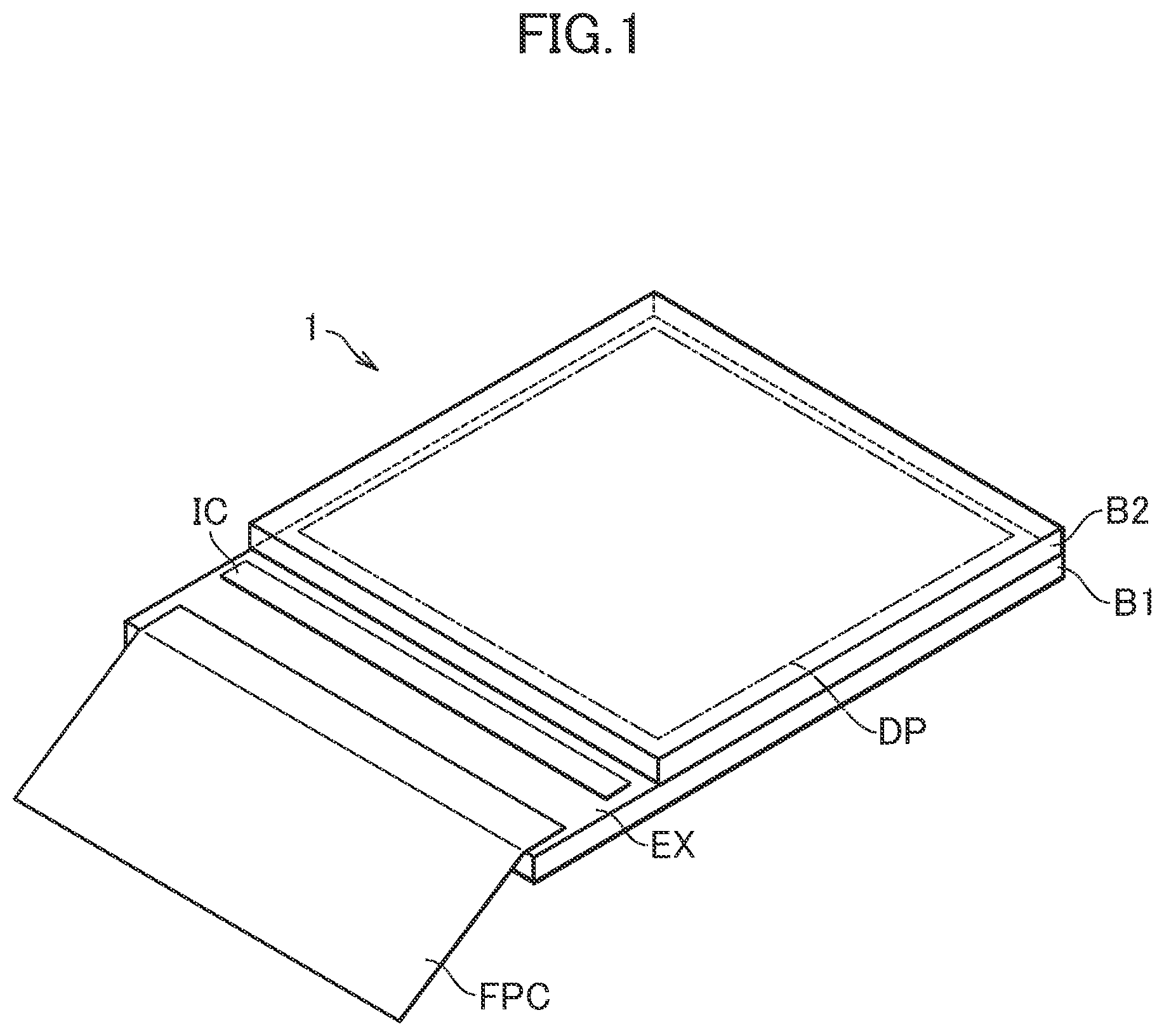 Patent US11818914 Figure 1 – Display device