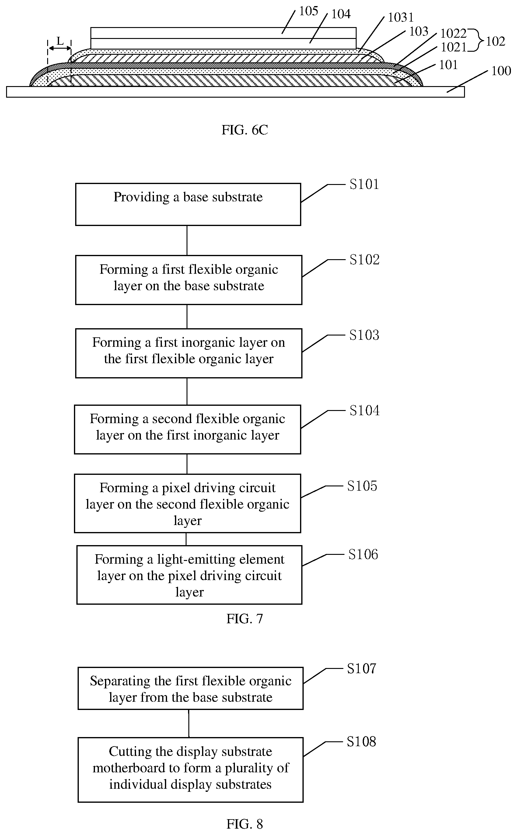 Patent US11818922 Figure 4 – Display substrate motherboard and preparation method thereof, display substrate and preparation method thereof