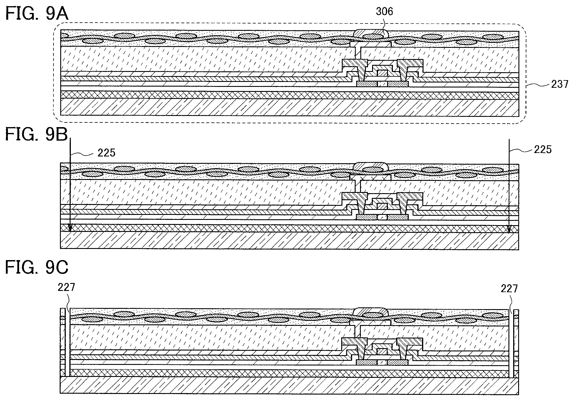 Patent US11818925 Figure 9 – Light-emitting device, method for manufacturing the same, and cellular phone