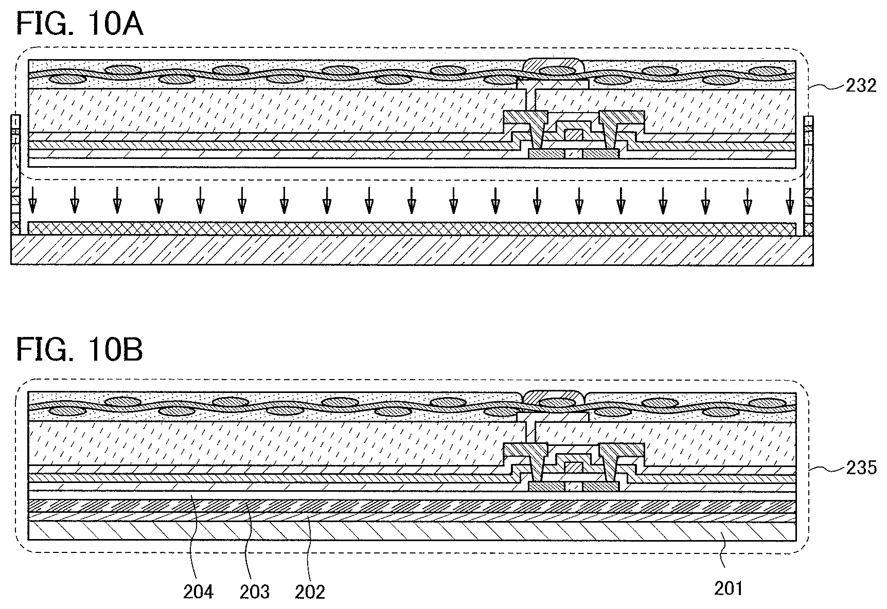 Patent US11818925 Figure 10 – Light-emitting device, method for manufacturing the same, and cellular phone