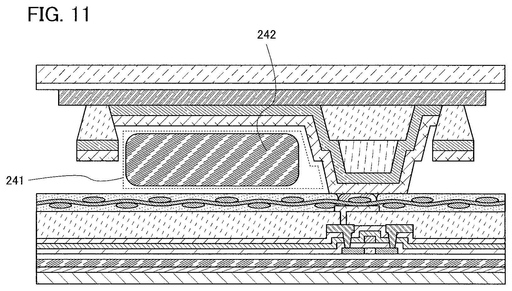 Patent US11818925 Figure 11 – Light-emitting device, method for manufacturing the same, and cellular phone
