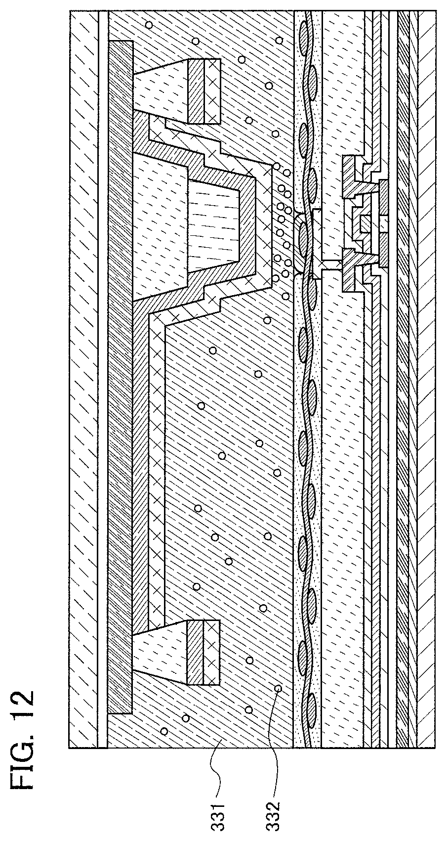 Patent US11818925 Figure 12 – Light-emitting device, method for manufacturing the same, and cellular phone