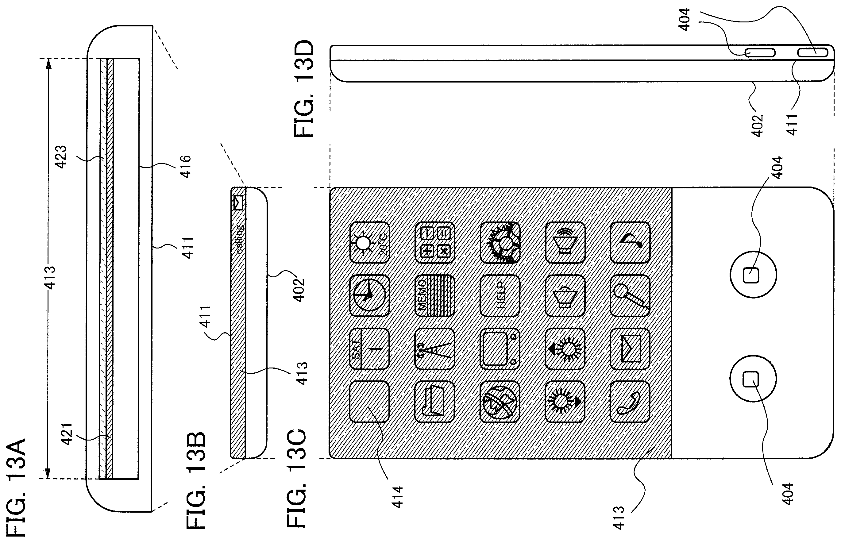 Patent US11818925 Figure 13 – Light-emitting device, method for manufacturing the same, and cellular phone