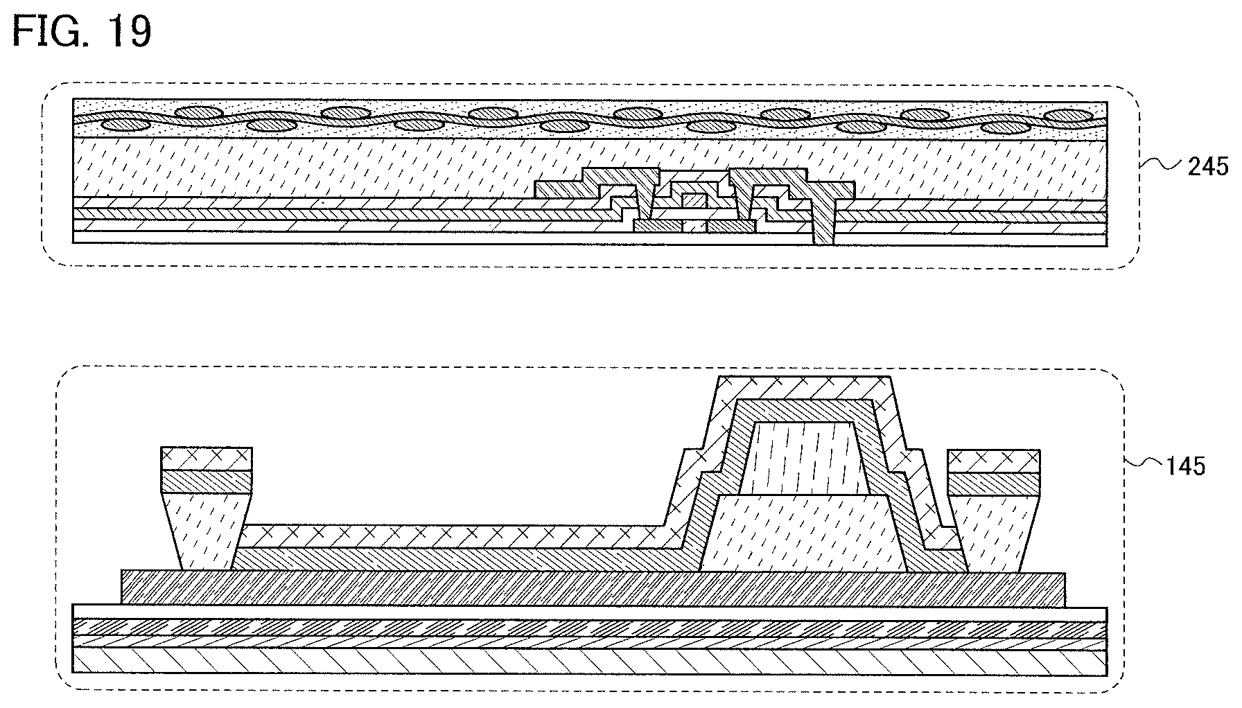 Patent US11818925 Figure 19 – Light-emitting device, method for manufacturing the same, and cellular phone