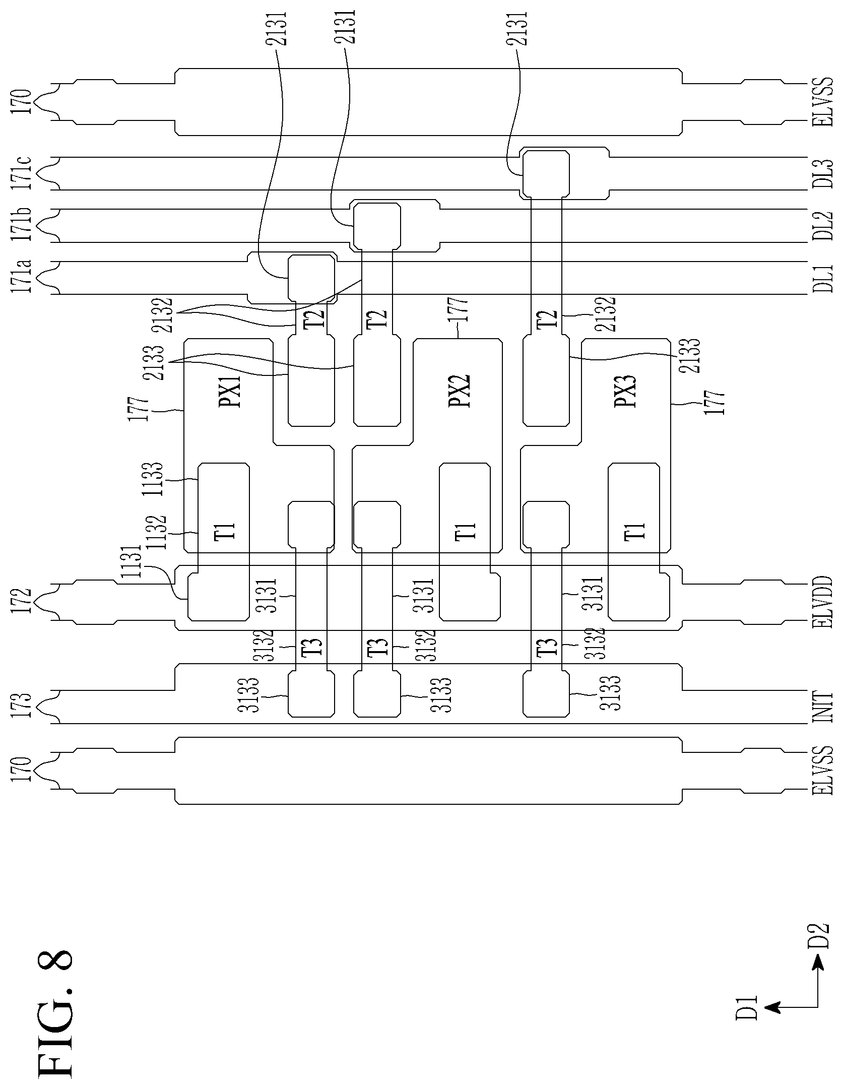Patent US11818931 Figure 8 – Display device