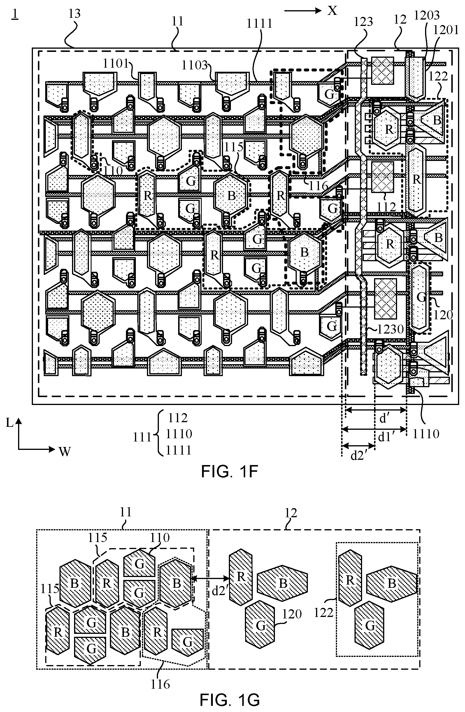 Patent US11818935 Figure 3 – Display panel and display device