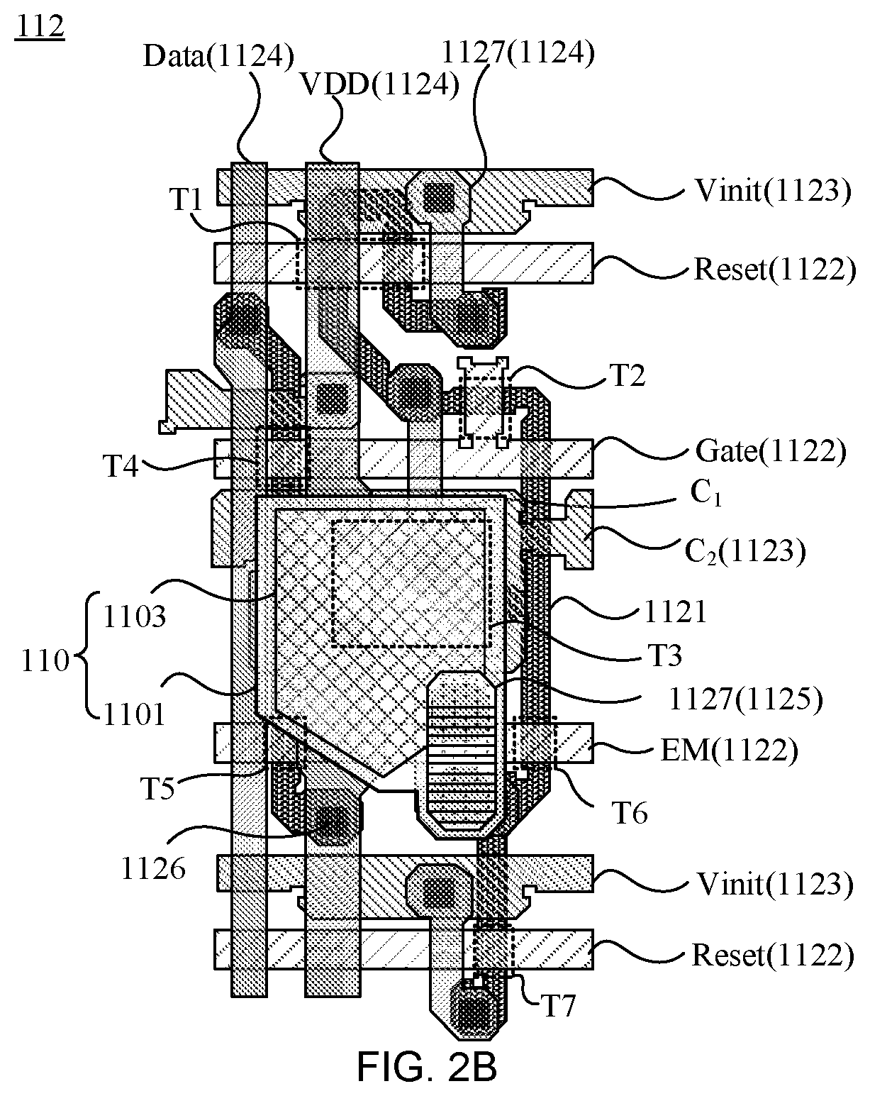 Patent US11818935 Figure 5 – Display panel and display device