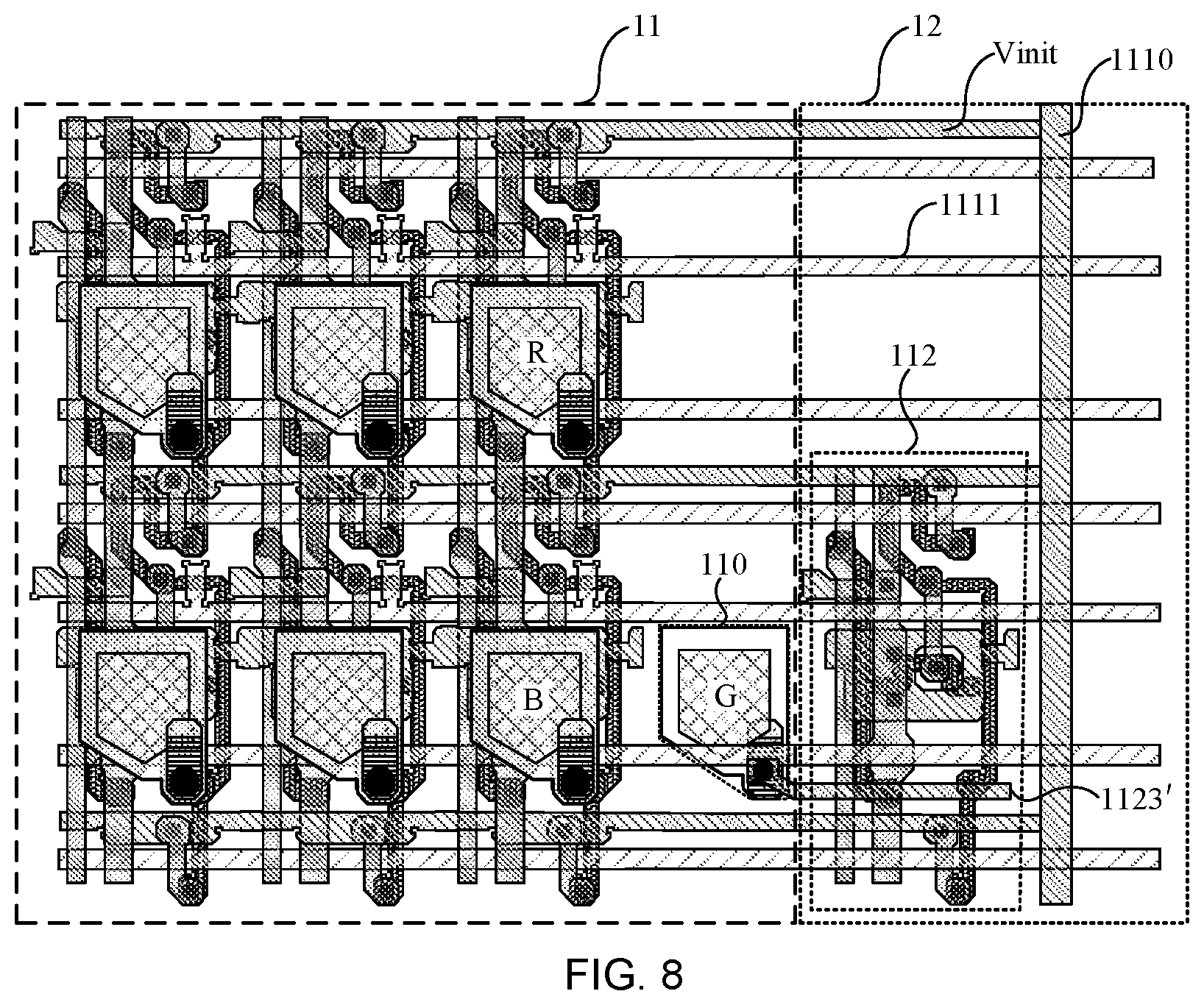 Patent US11818935 Figure 14 – Display panel and display device