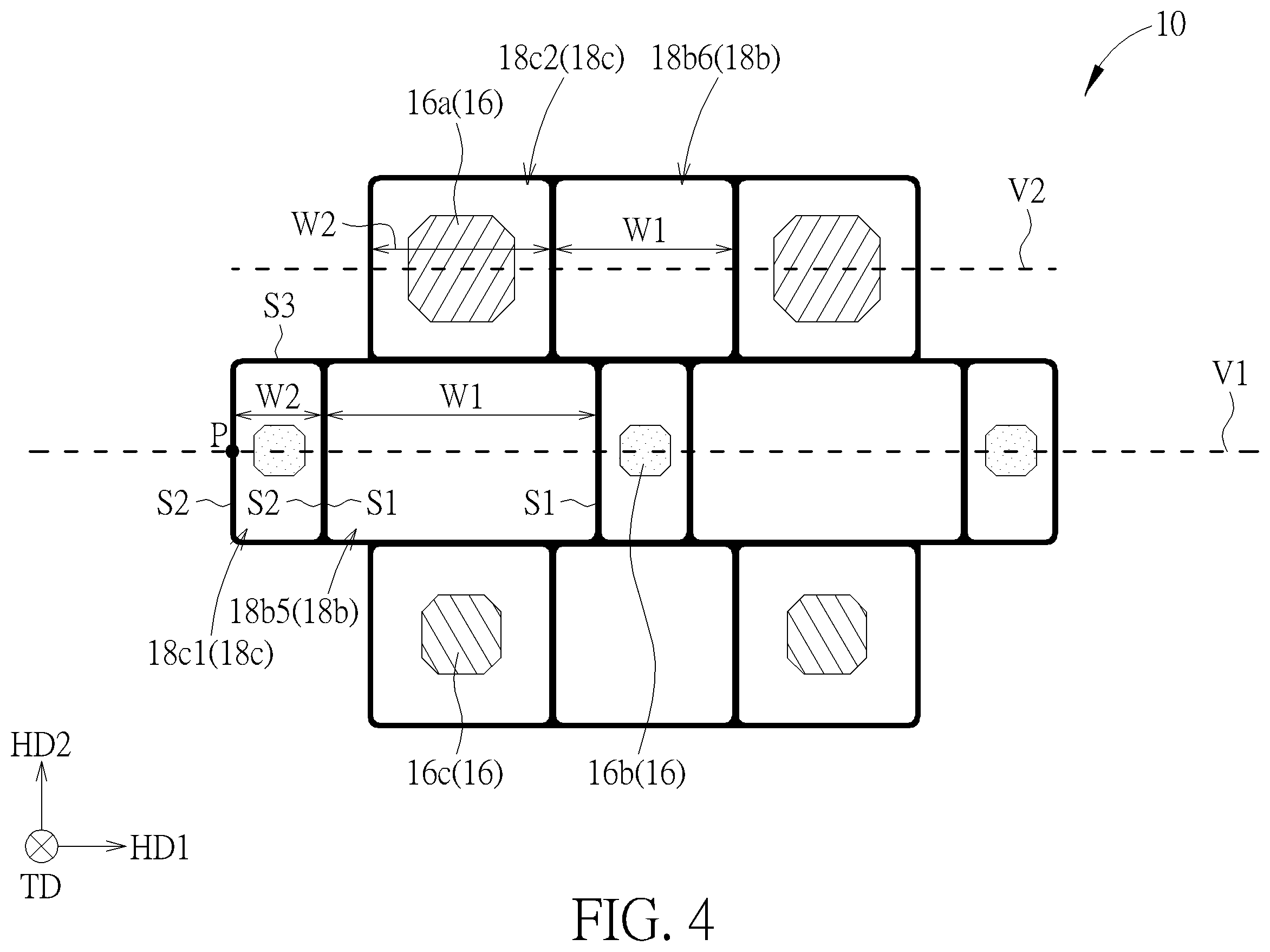 Patent US11818938 Figure 4 – Display panel and electronic device
