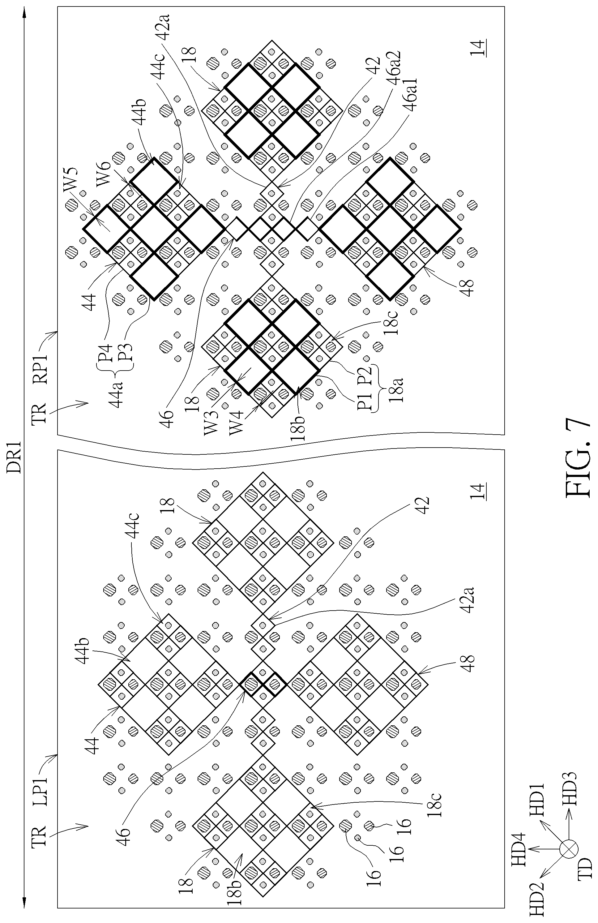 Patent US11818938 Figure 7 – Display panel and electronic device