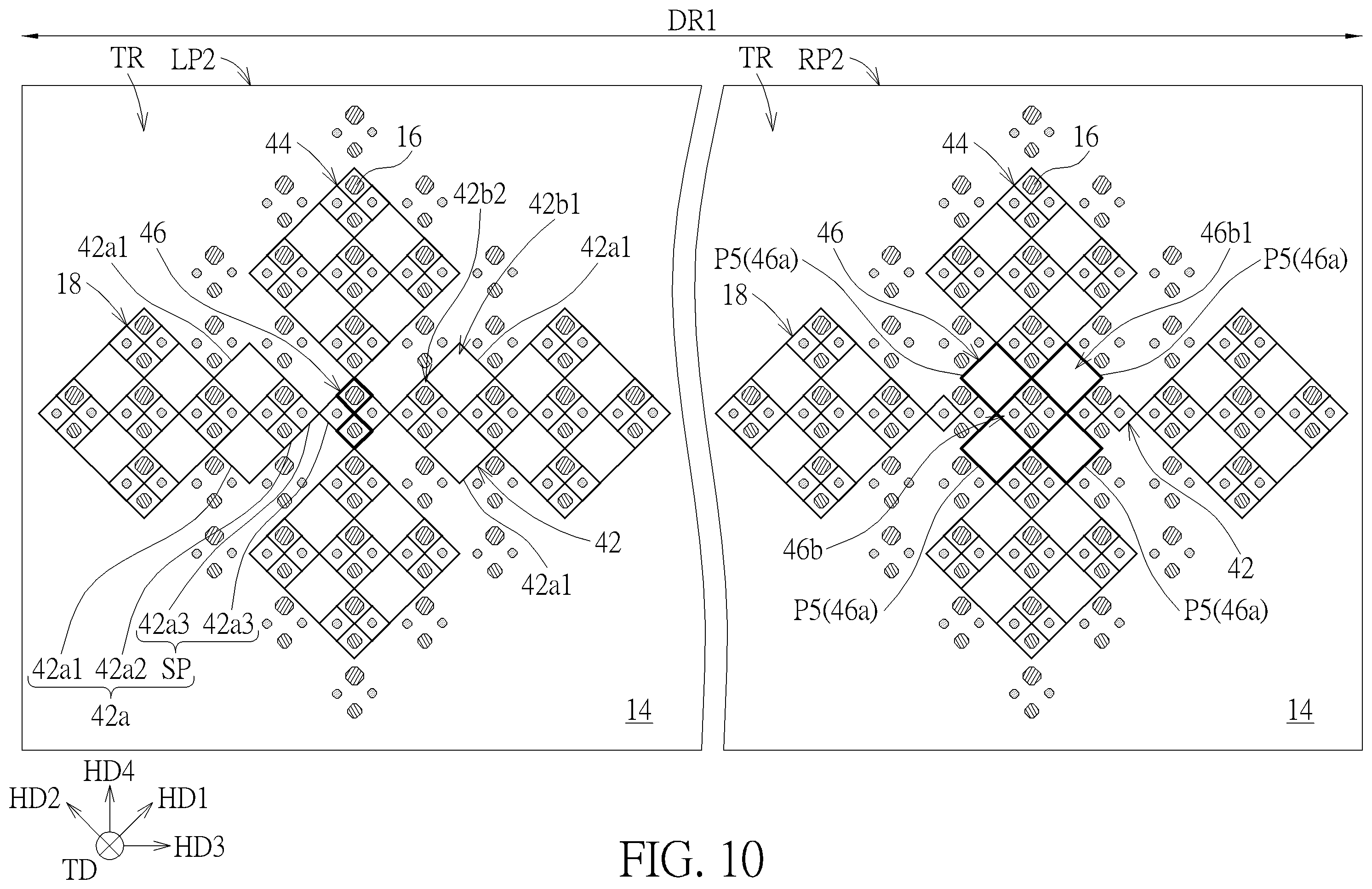 Patent US11818938 Figure 10 – Display panel and electronic device