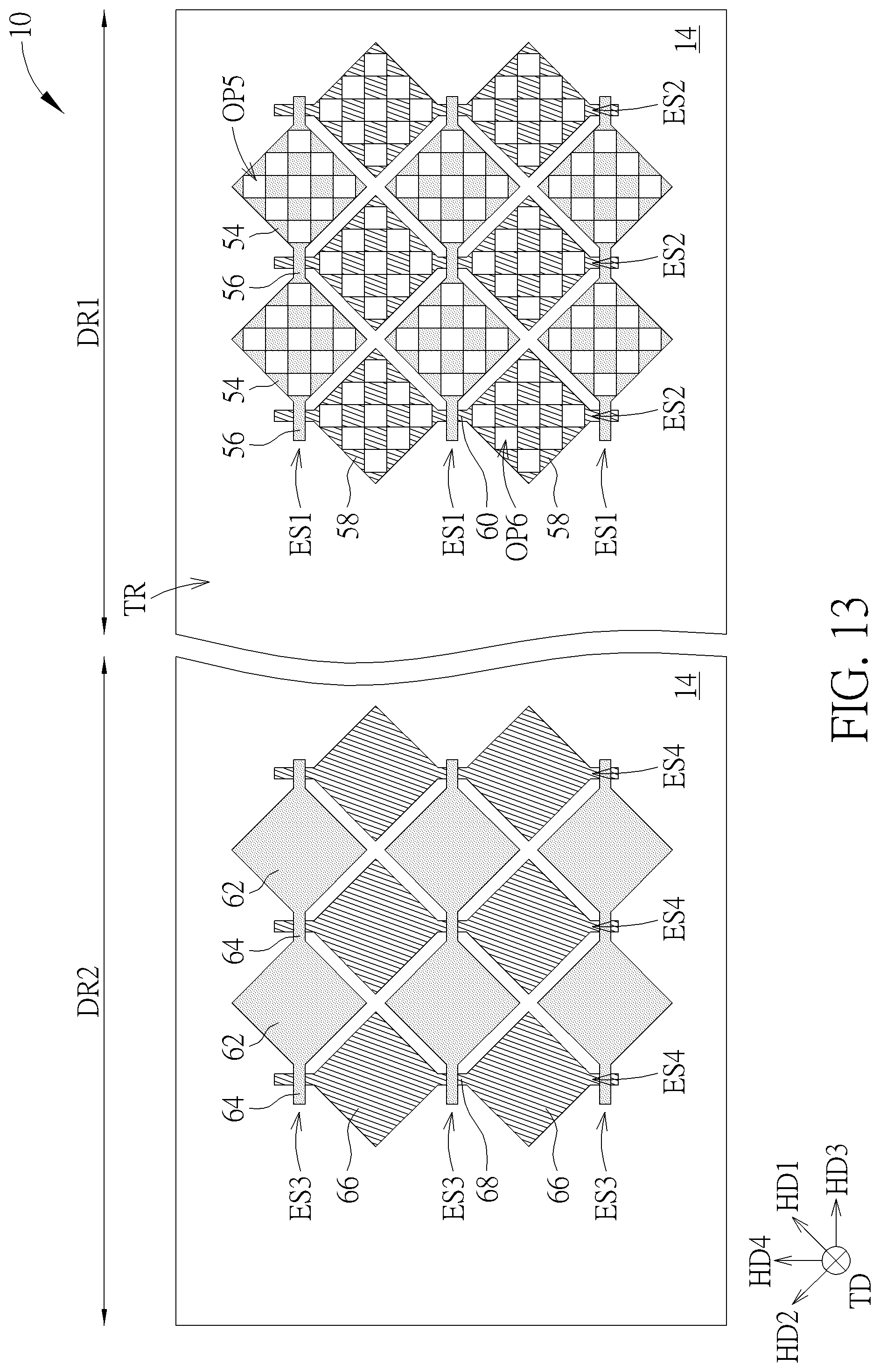 Patent US11818938 Figure 13 – Display panel and electronic device
