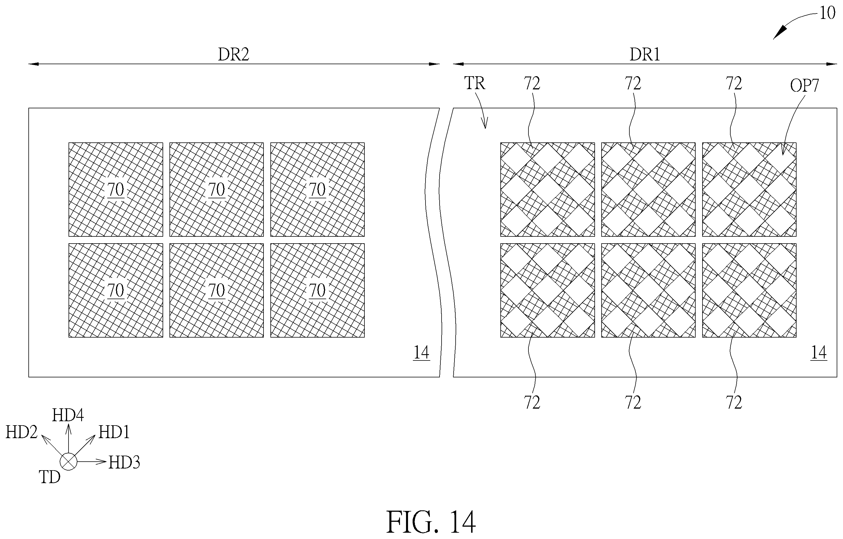 Patent US11818938 Figure 14 – Display panel and electronic device