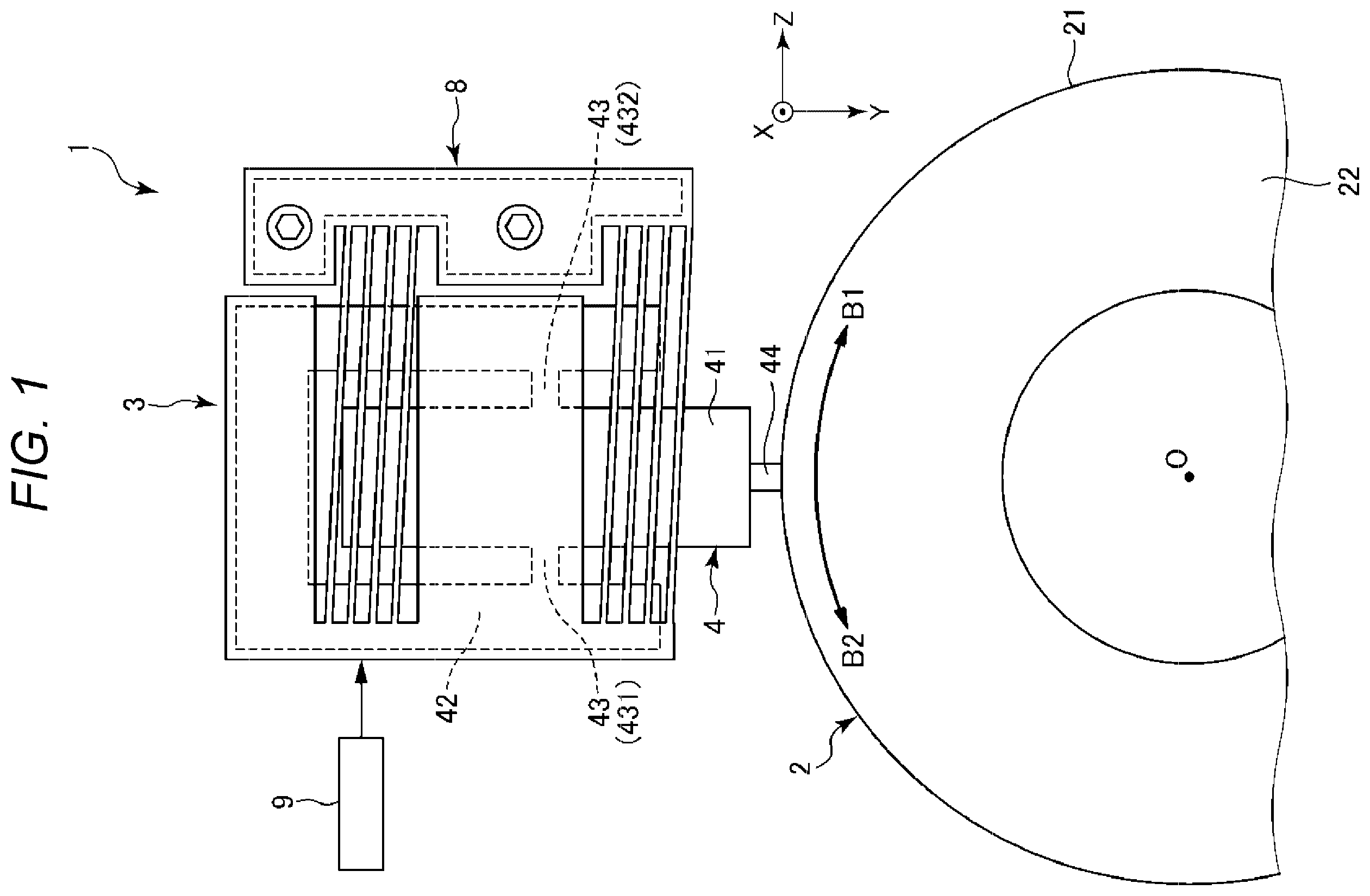 Patent US11818954 Figure 1 – Method of manufacturing piezoelectric actuator, piezoelectric actuator, and robot