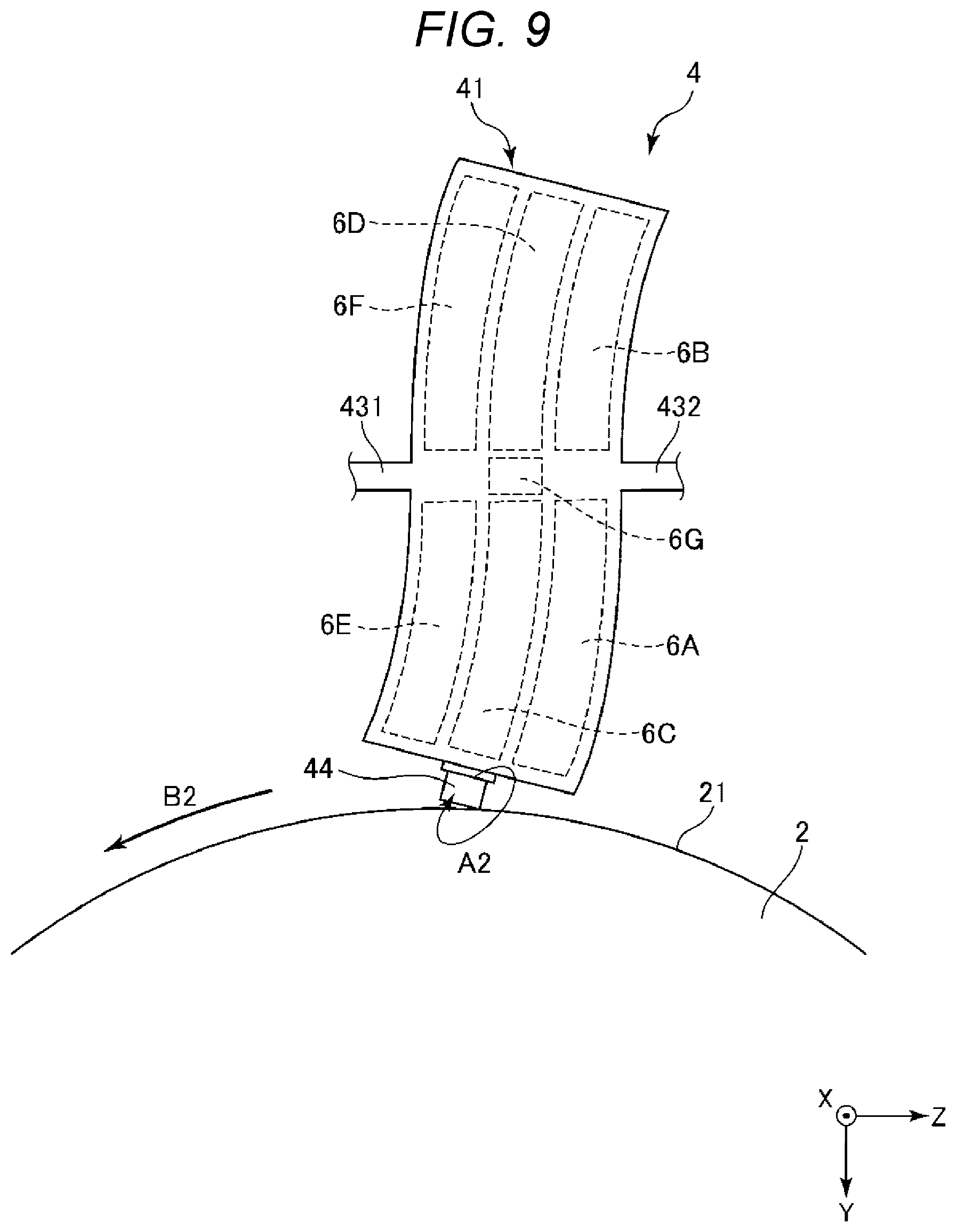 Patent US11818954 Figure 9 – Method of manufacturing piezoelectric actuator, piezoelectric actuator, and robot