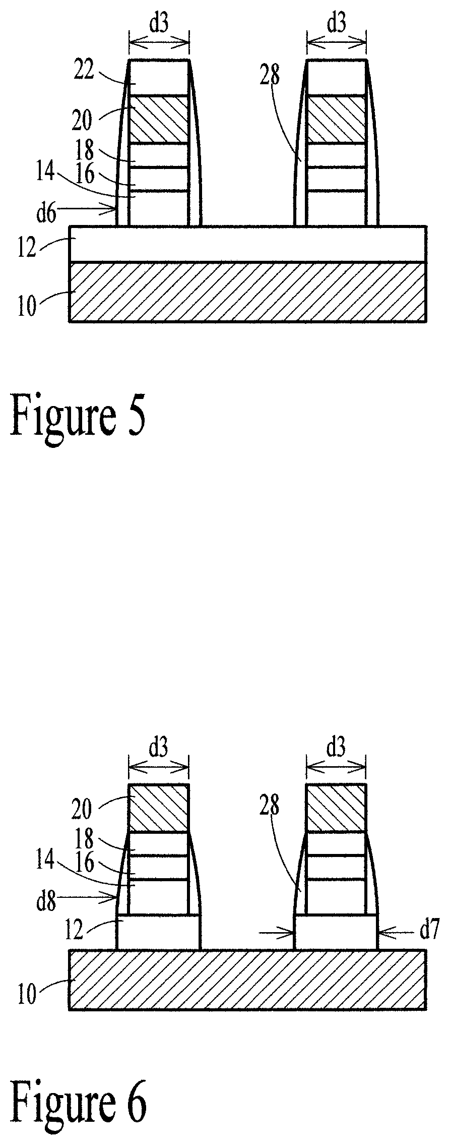 Patent US11818961 Figure 2 – Self-aligned encapsulation hard mask to separate physically under-etched MTJ cells to reduce conductive re-deposition