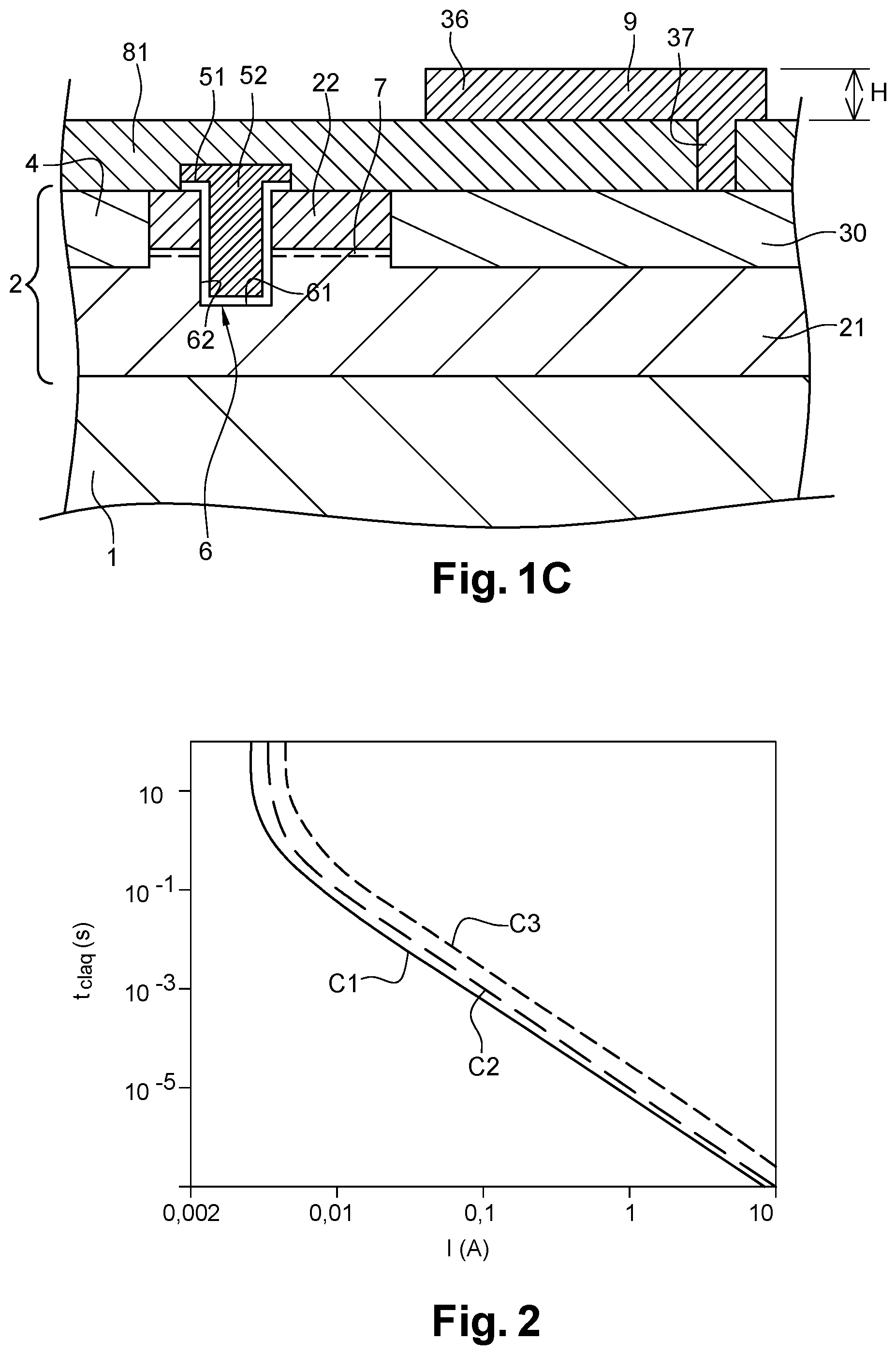Patent US11824000 Figure 2 – Field effect transistor and associated manufacturing method