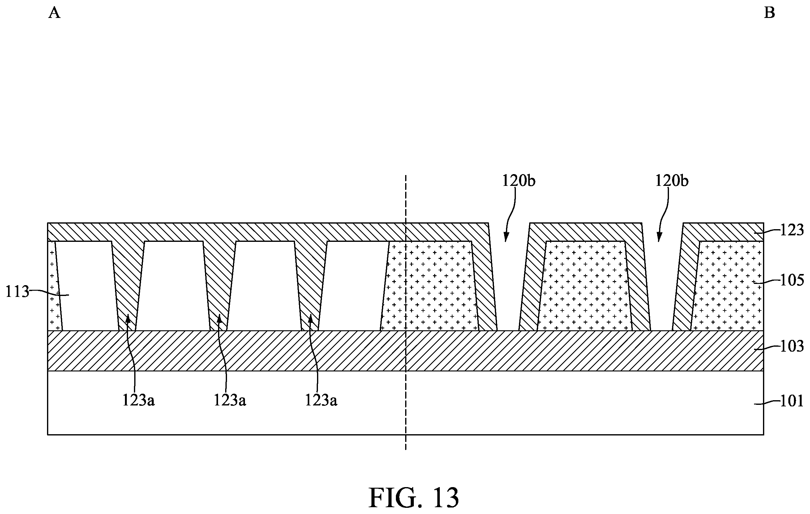 Patent US11824004 Figure 13 – Method for fabricating semiconductor device structure with manganese-containing conductive plug