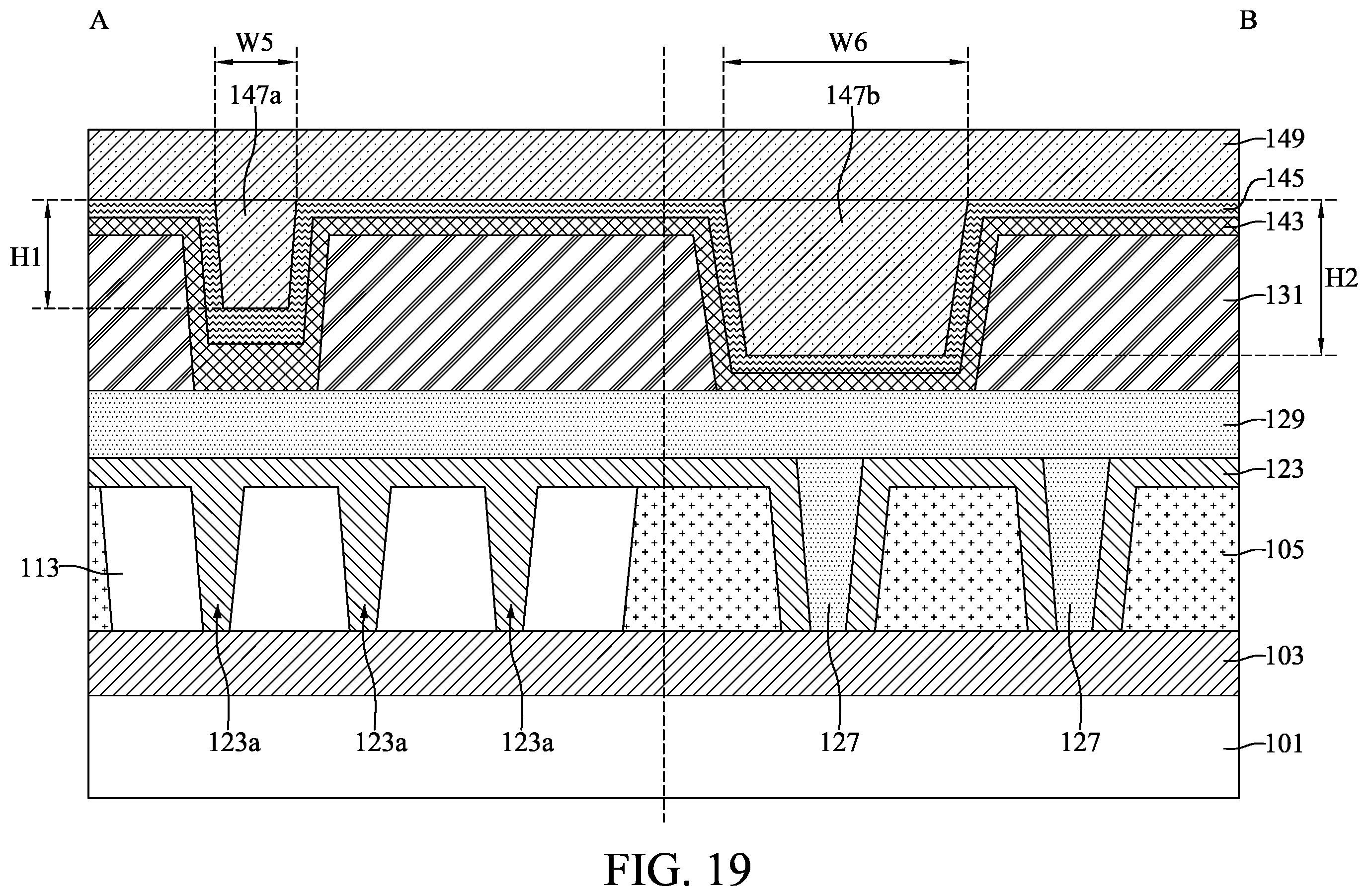 Patent US11824004 Figure 19 – Method for fabricating semiconductor device structure with manganese-containing conductive plug