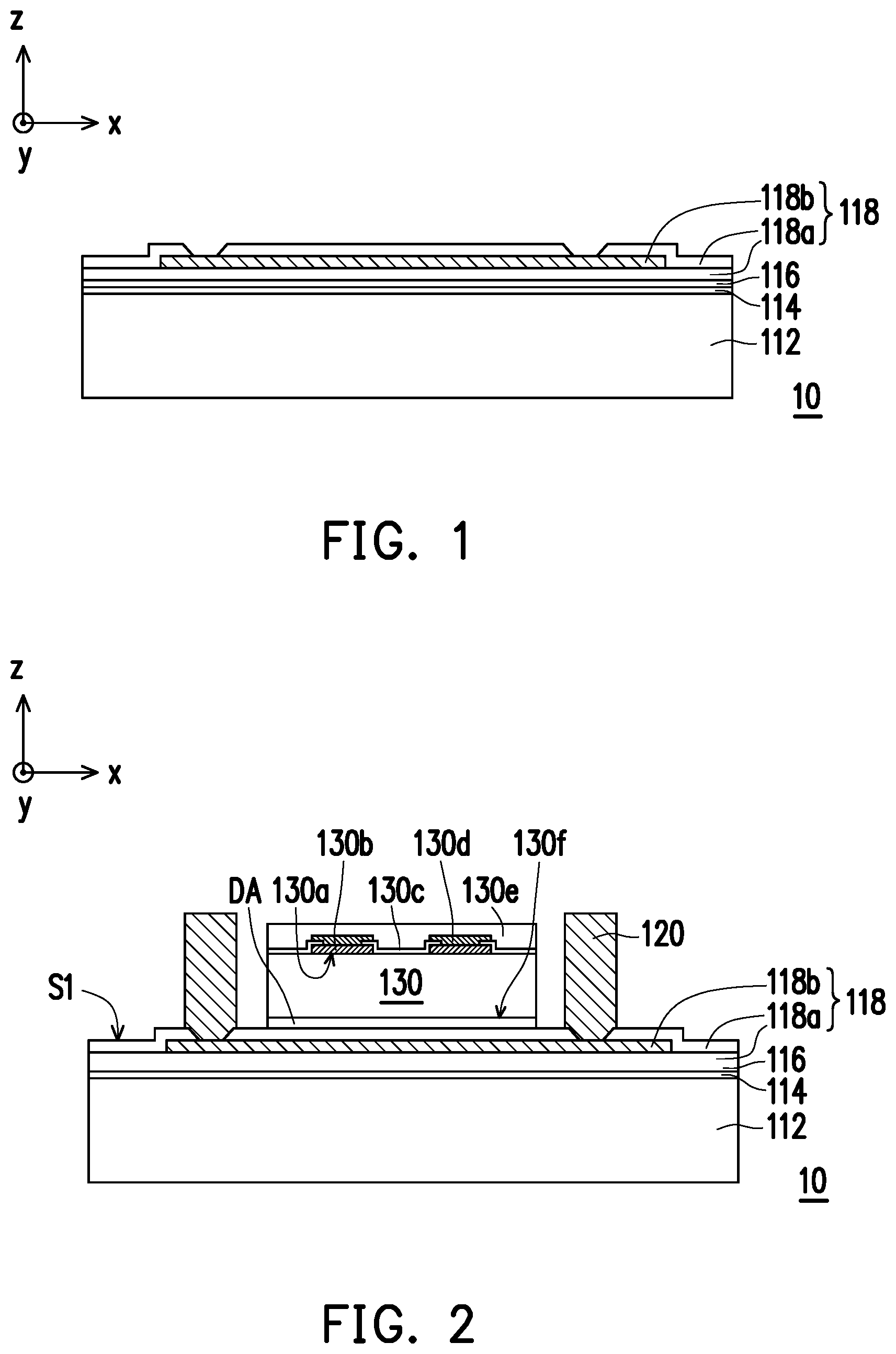Patent US11824005 — Package structure with reinforcement structures in a redistribution circuit structure and manufacturing method thereof — Figure 1