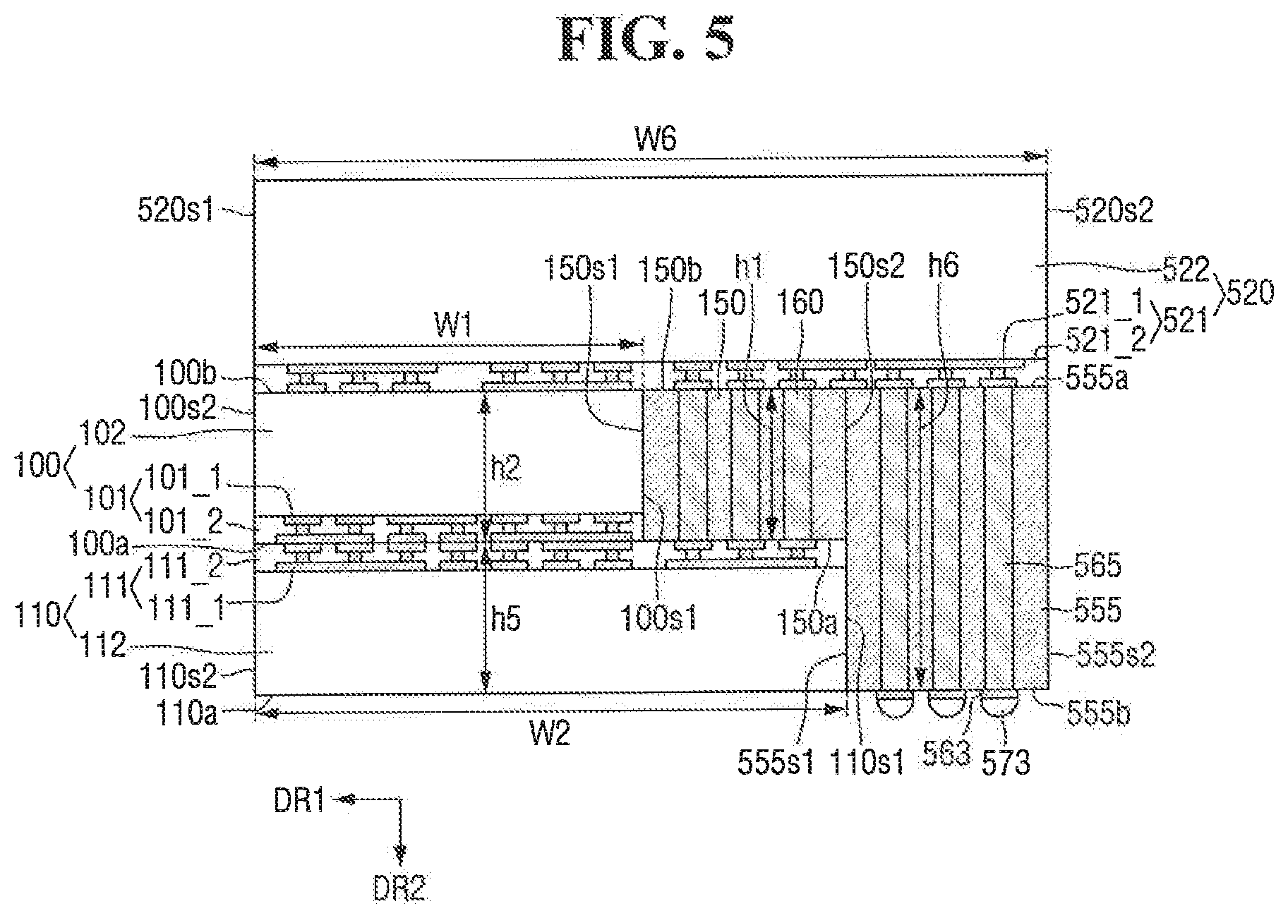 Patent US11824006 Figure 5 – Semiconductor package