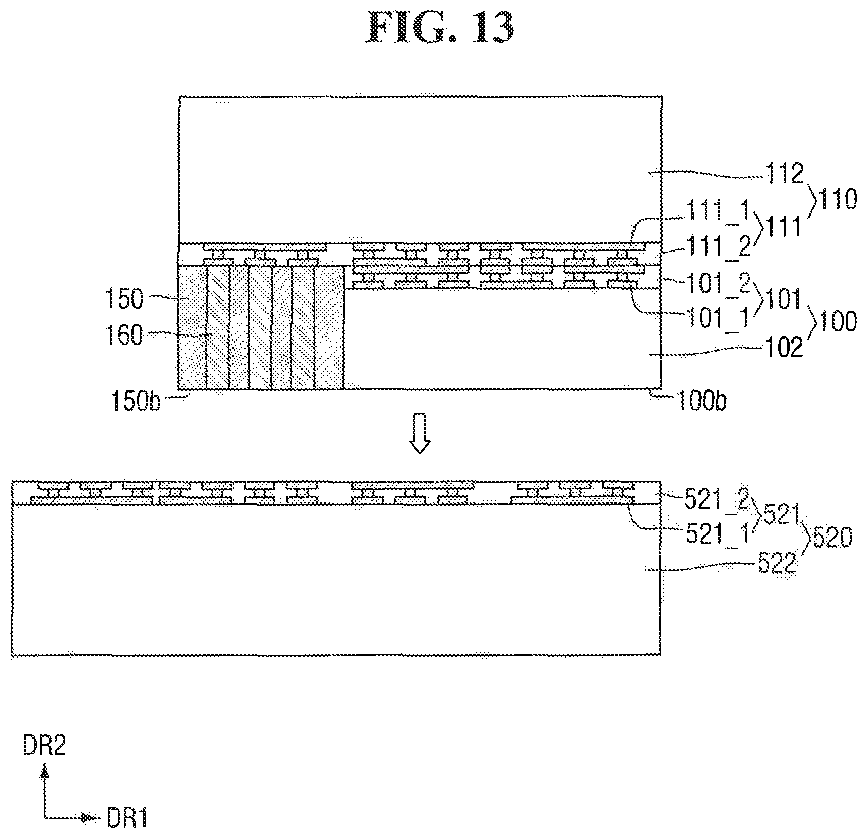 Patent US11824006 Figure 13 – Semiconductor package