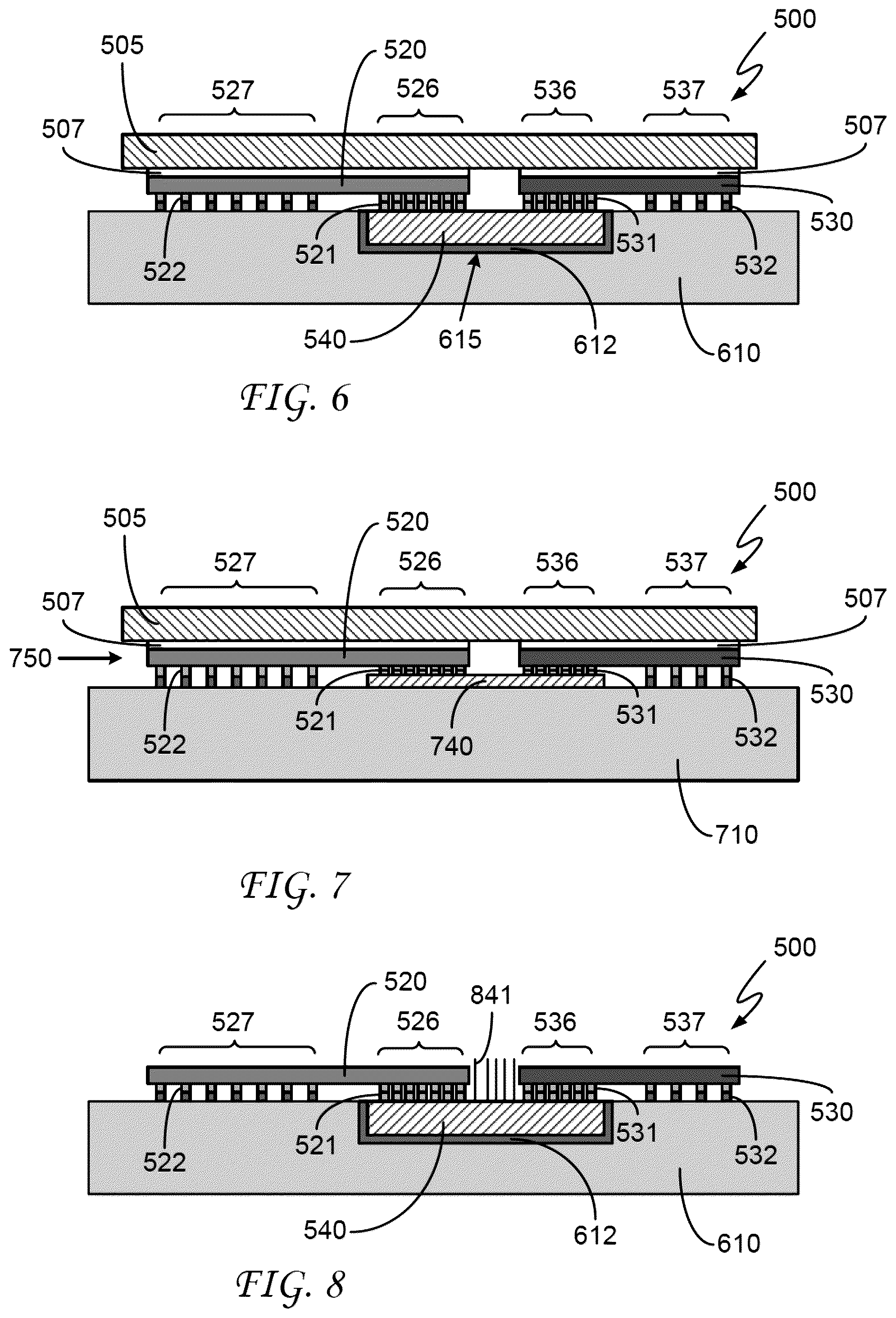 Patent US11824008 Figure 5 – Multi-chip package and method of providing die-to-die interconnects in same
