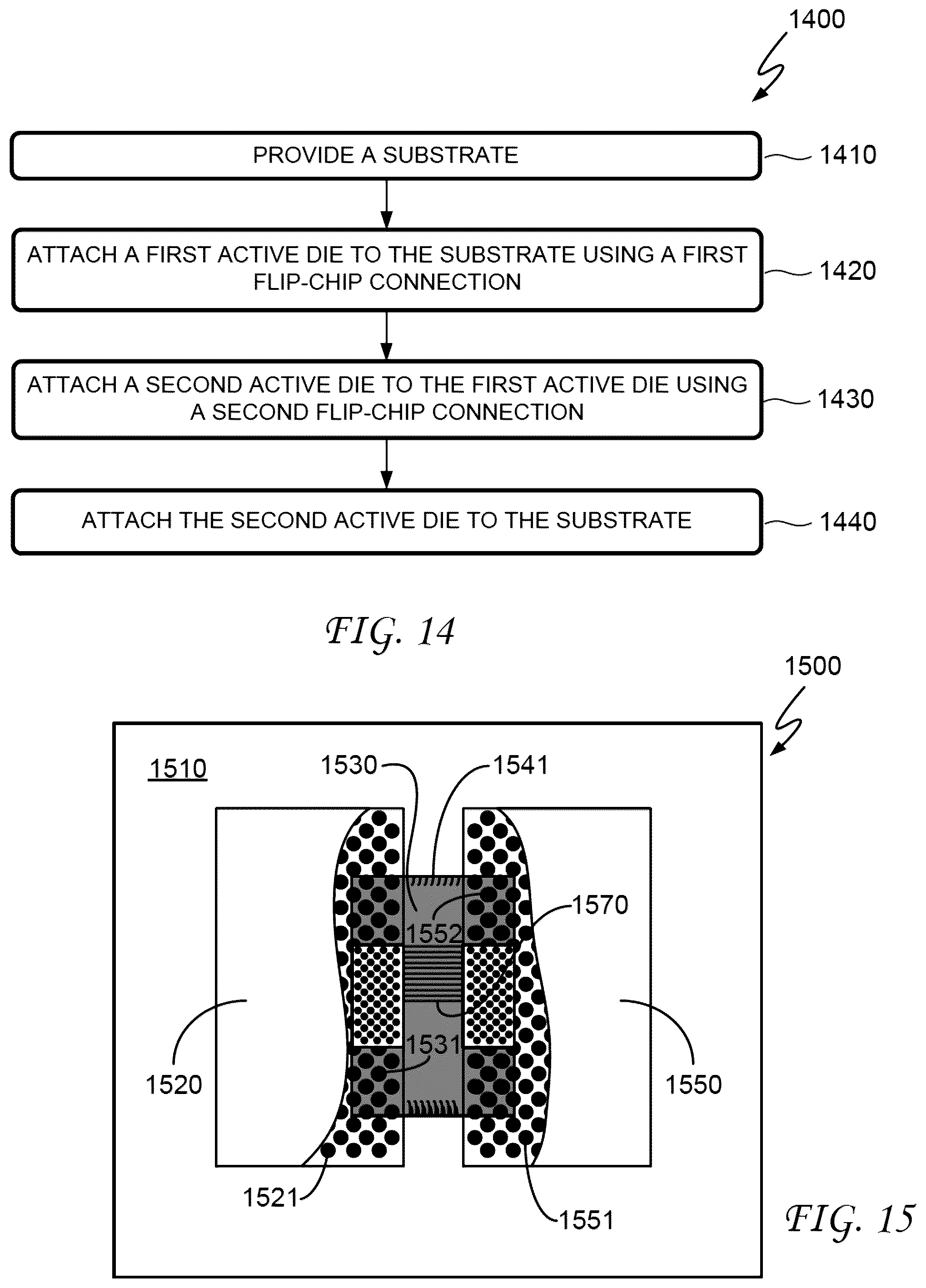 Patent US11824008 Figure 10 – Multi-chip package and method of providing die-to-die interconnects in same