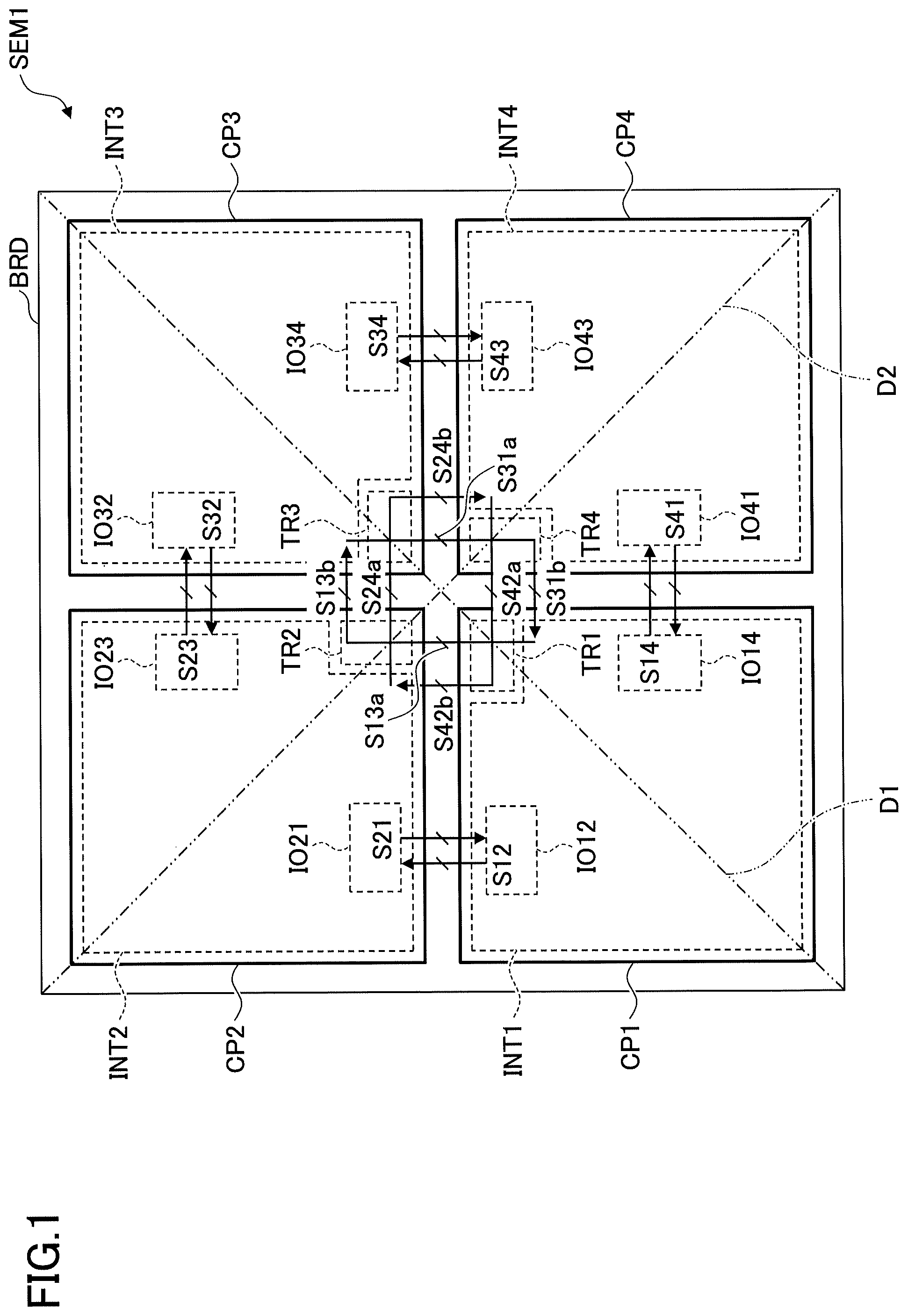 Patent US11824009 Figure 1 – Semiconductor device and data transferring method for semiconductor device