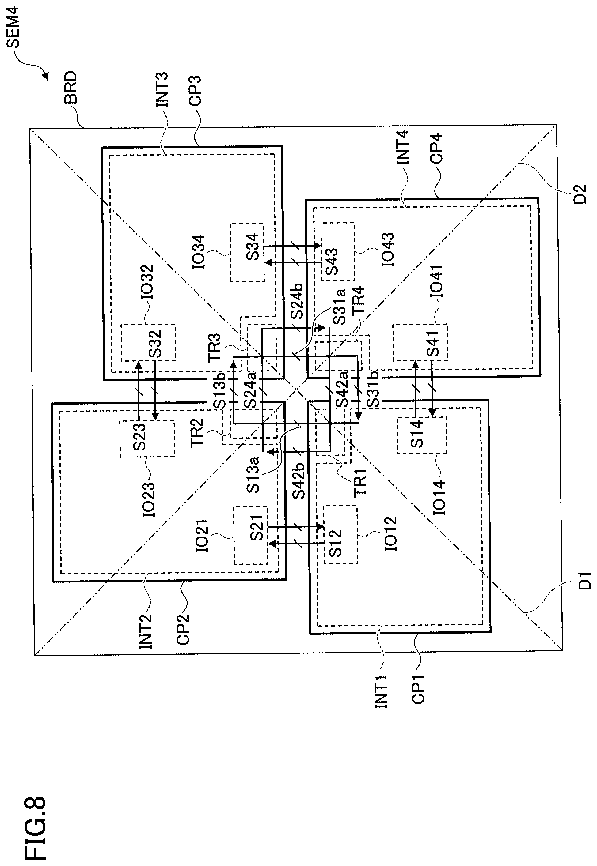Patent US11824009 Figure 8 – Semiconductor device and data transferring method for semiconductor device