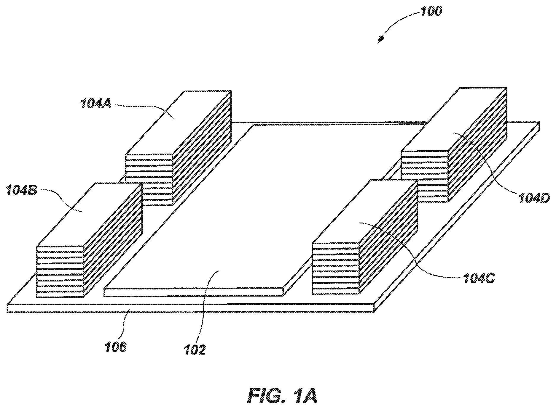 Patent US11824010 Figure 1 – Interposers for microelectronic devices