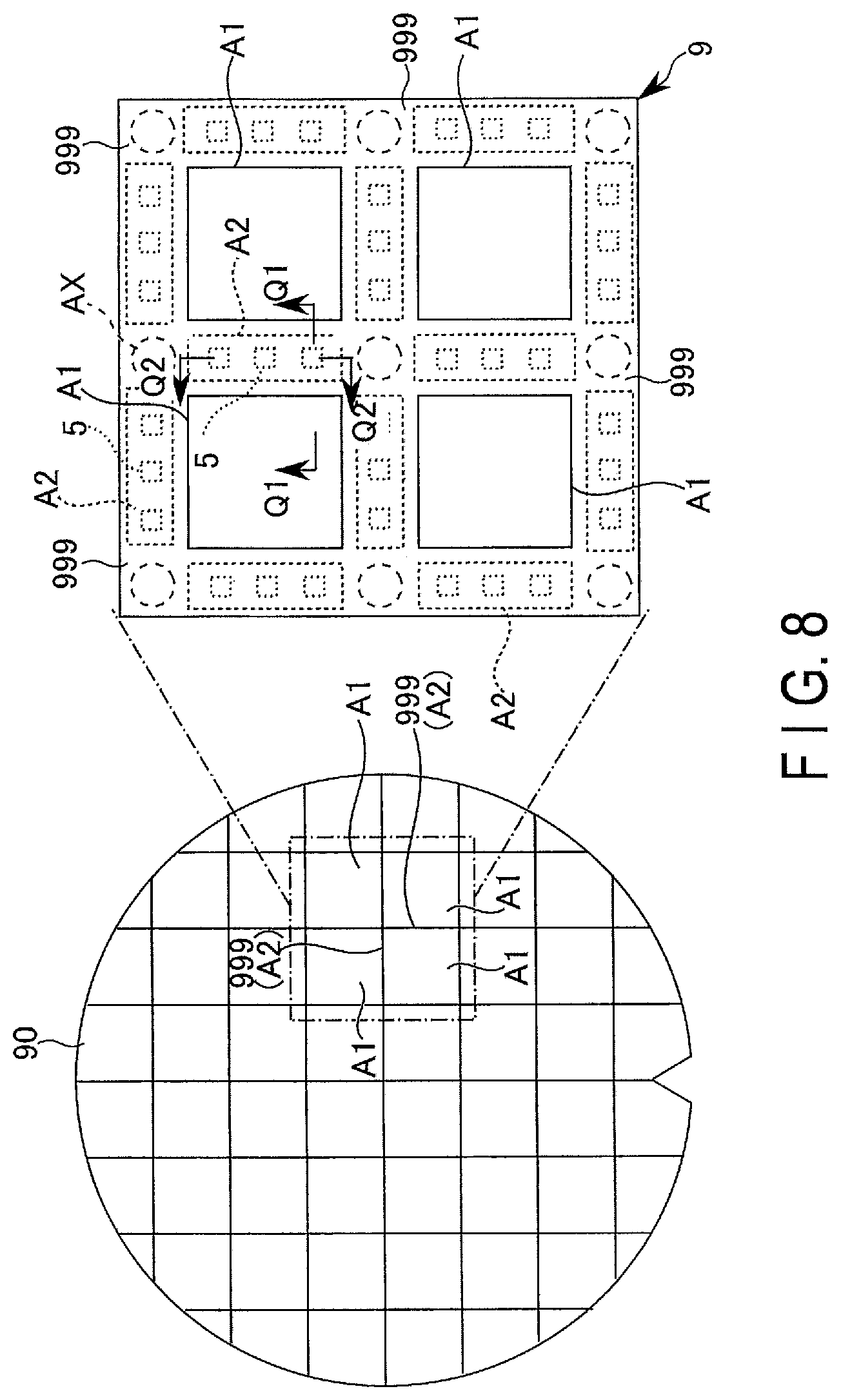 Patent US11824011 Figure 8 – Memory device and method of manufacturing memory device