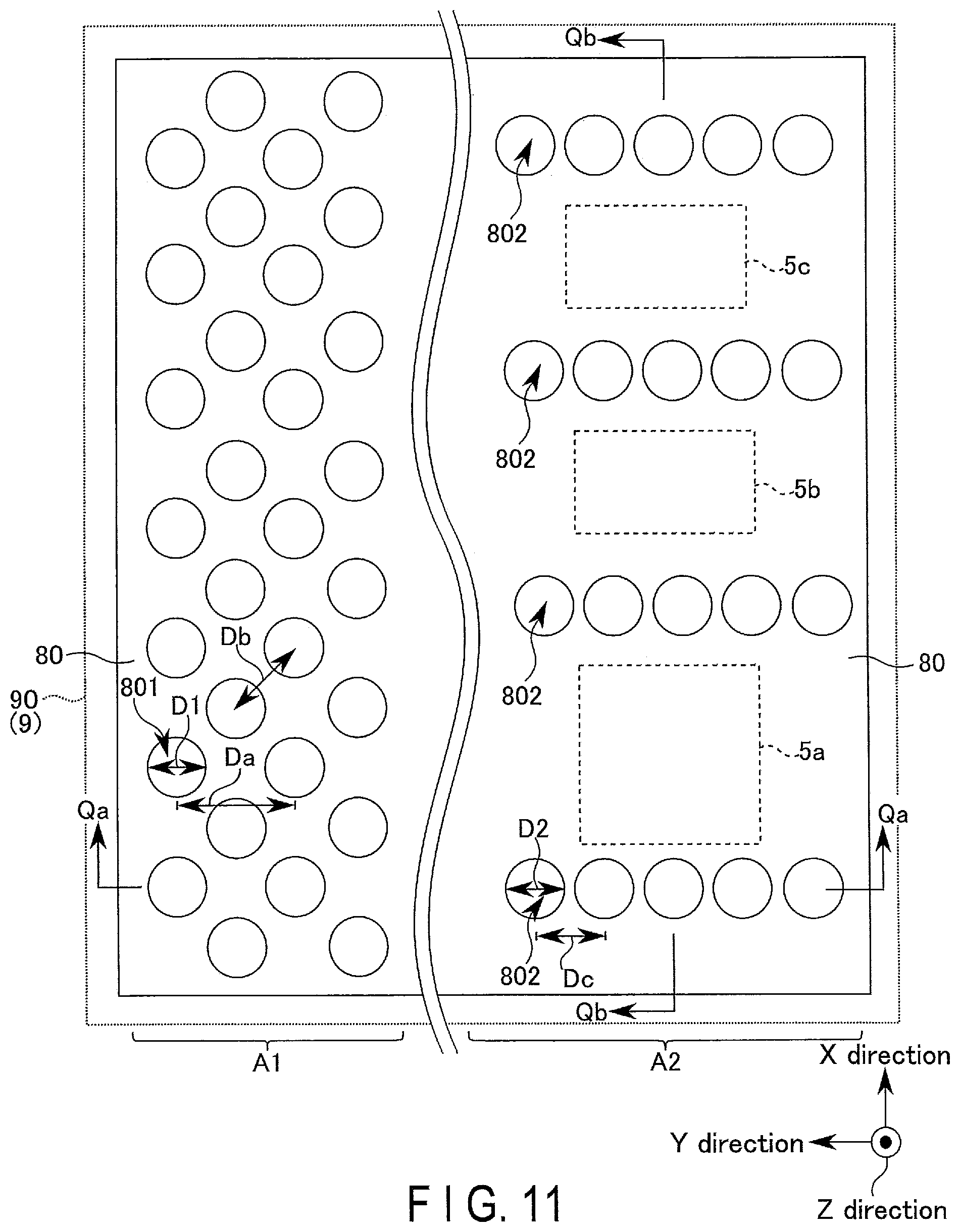 Patent US11824011 Figure 11 – Memory device and method of manufacturing memory device