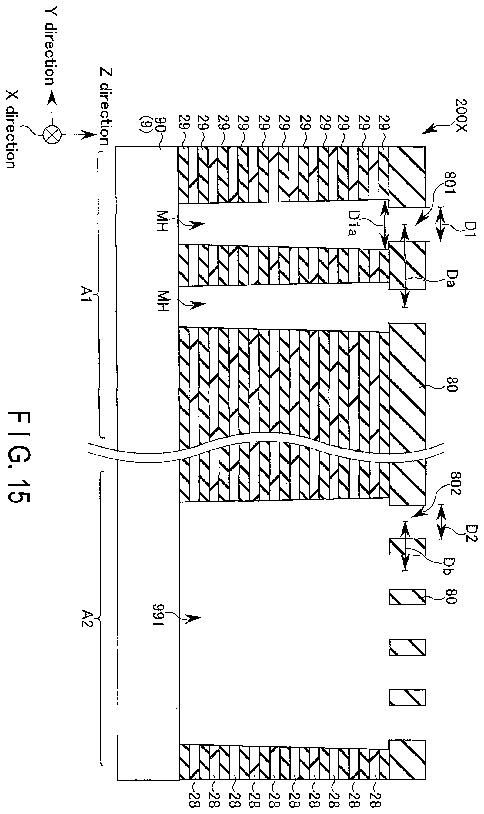 Patent US11824011 Figure 15 – Memory device and method of manufacturing memory device