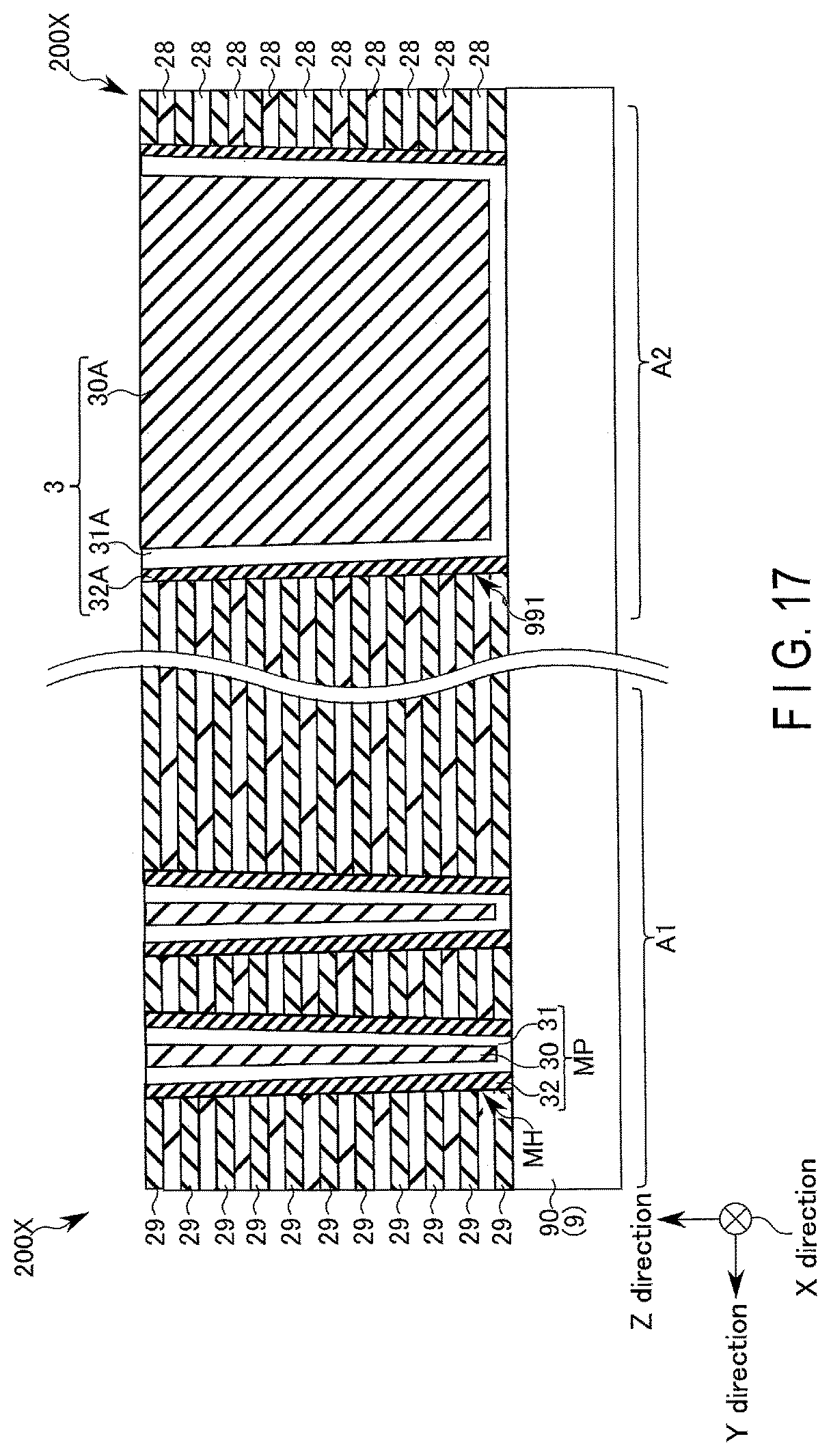 Patent US11824011 Figure 17 – Memory device and method of manufacturing memory device