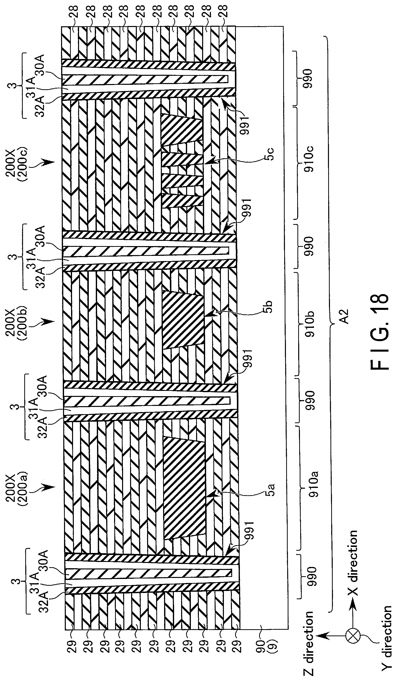 Patent US11824011 Figure 18 – Memory device and method of manufacturing memory device