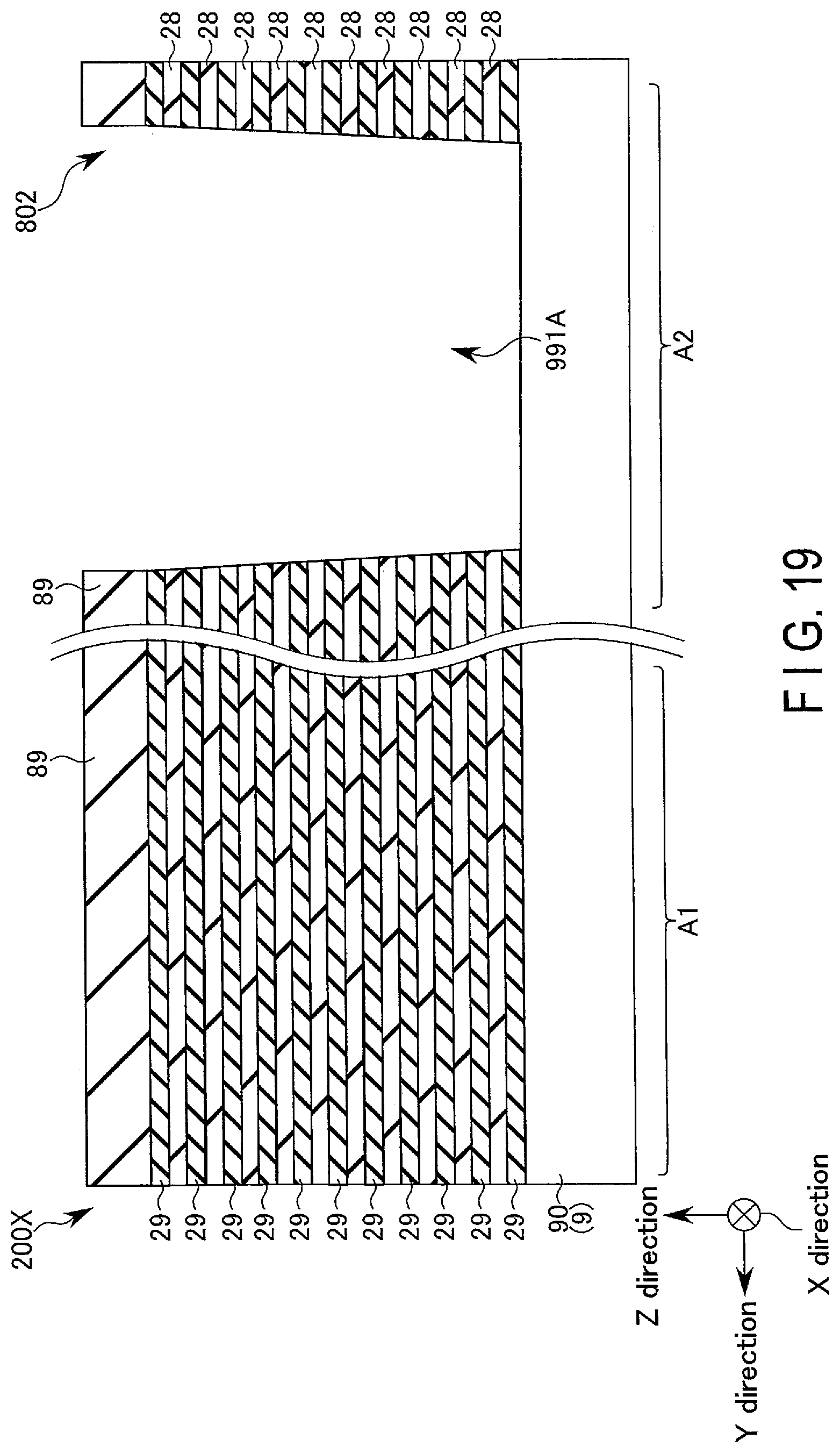 Patent US11824011 Figure 19 – Memory device and method of manufacturing memory device