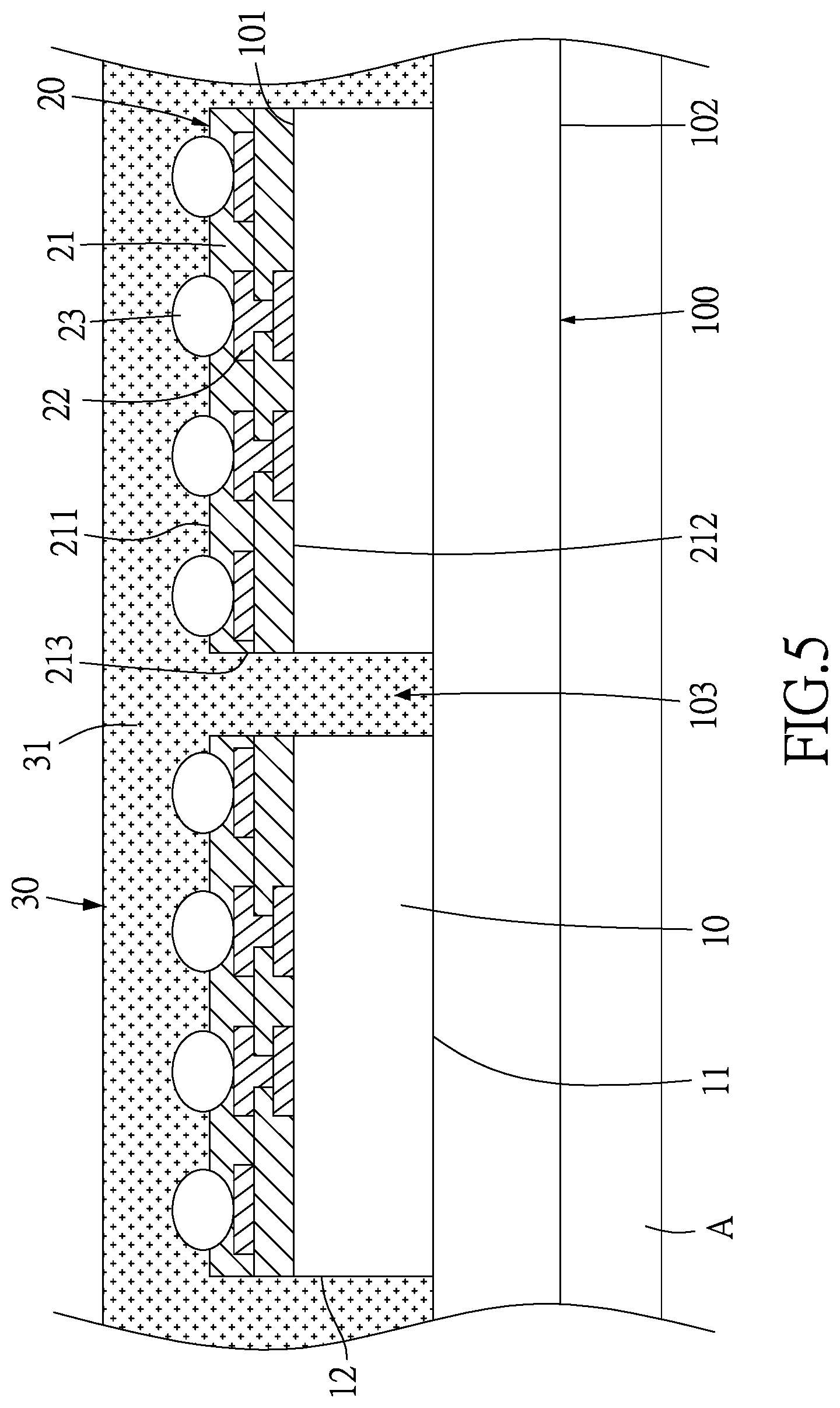 Patent US11824012 Figure 6 – Integrated circuit package structure and method of manufacturing the same